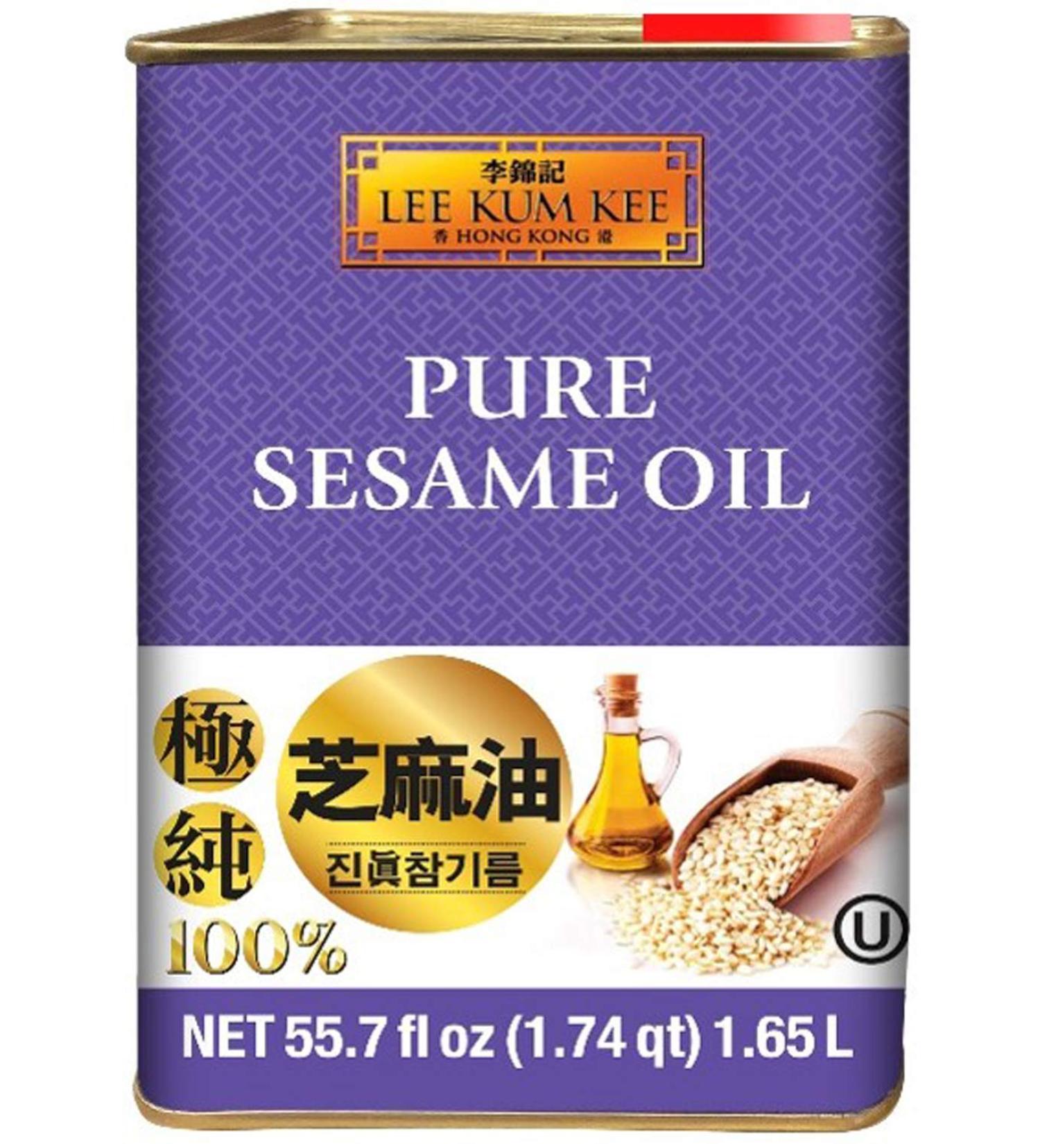 Pure Sesame Oil | 55.7 fl oz | 1.65 L