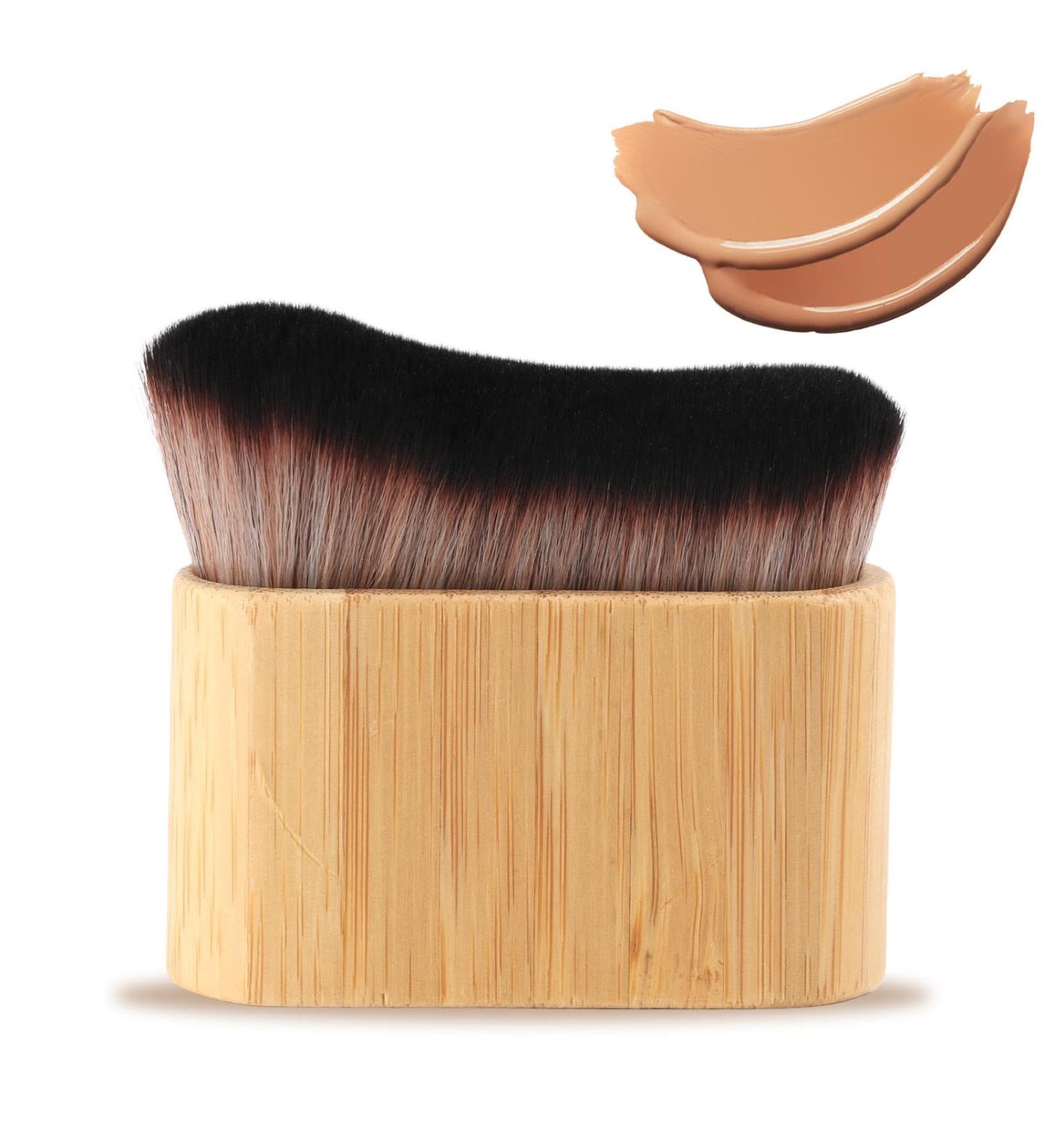 Self Tanner Brush | Multi-Functional Kabuki Brush for Face & Body | Achieve a Natural Golden Complexion - Buy Online on SooperMarket.com