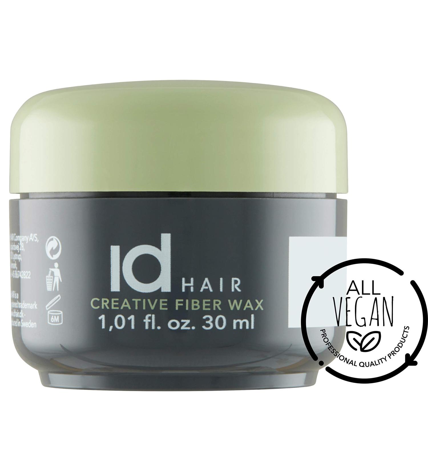 ID Hair Creative Fiber Wax - Strong & Flexible Hold Matte Finish - 30 ml for Short to Medium Hair - International Shipping Available - Buy Online on SooperMarket.com
