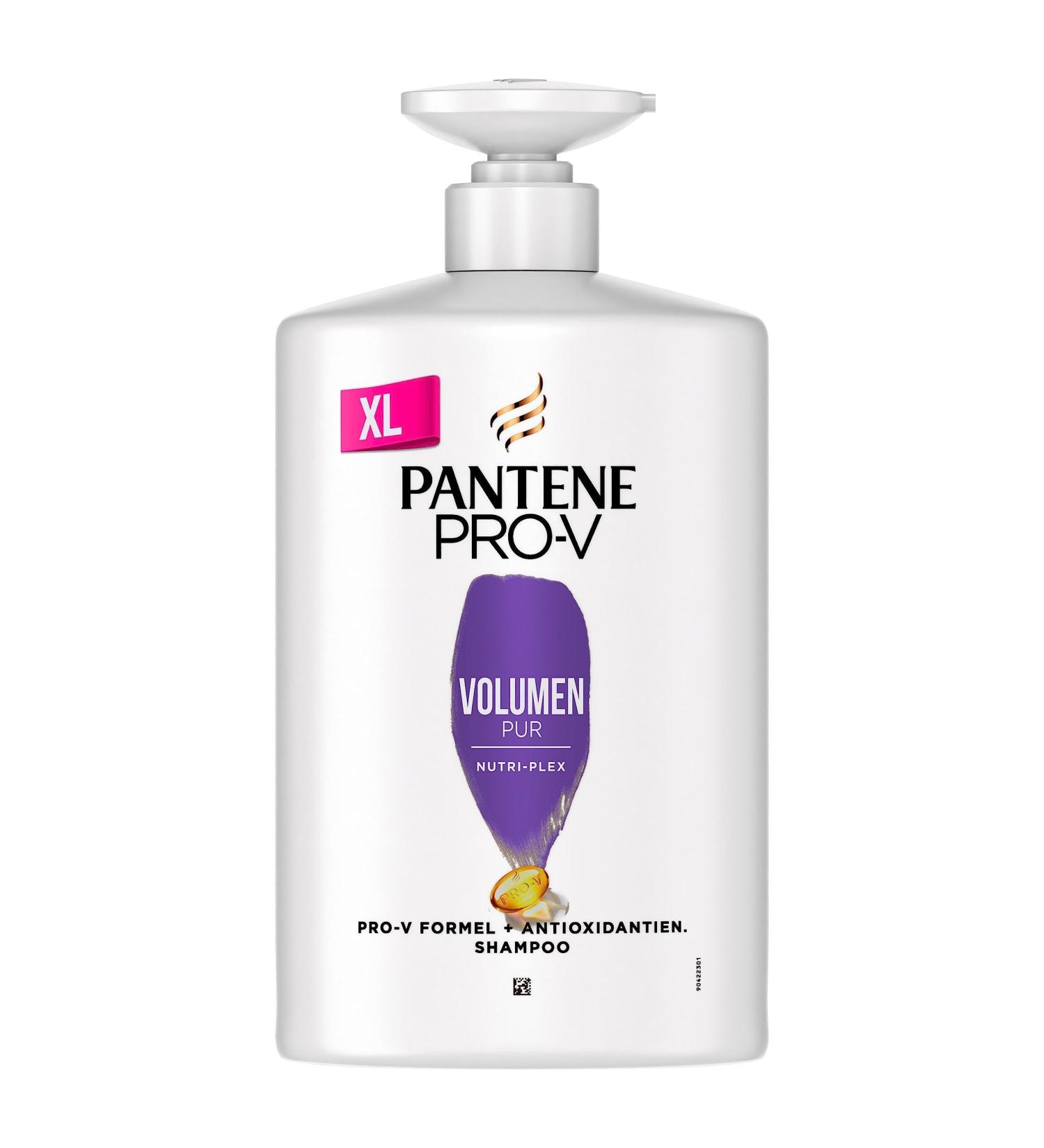 Pantene Pro-V Volume Pur Shampoo 1000ML - Antioxidant Formula for Fine Flat Hair | International Shipping - Buy Online on SooperMarket.com
