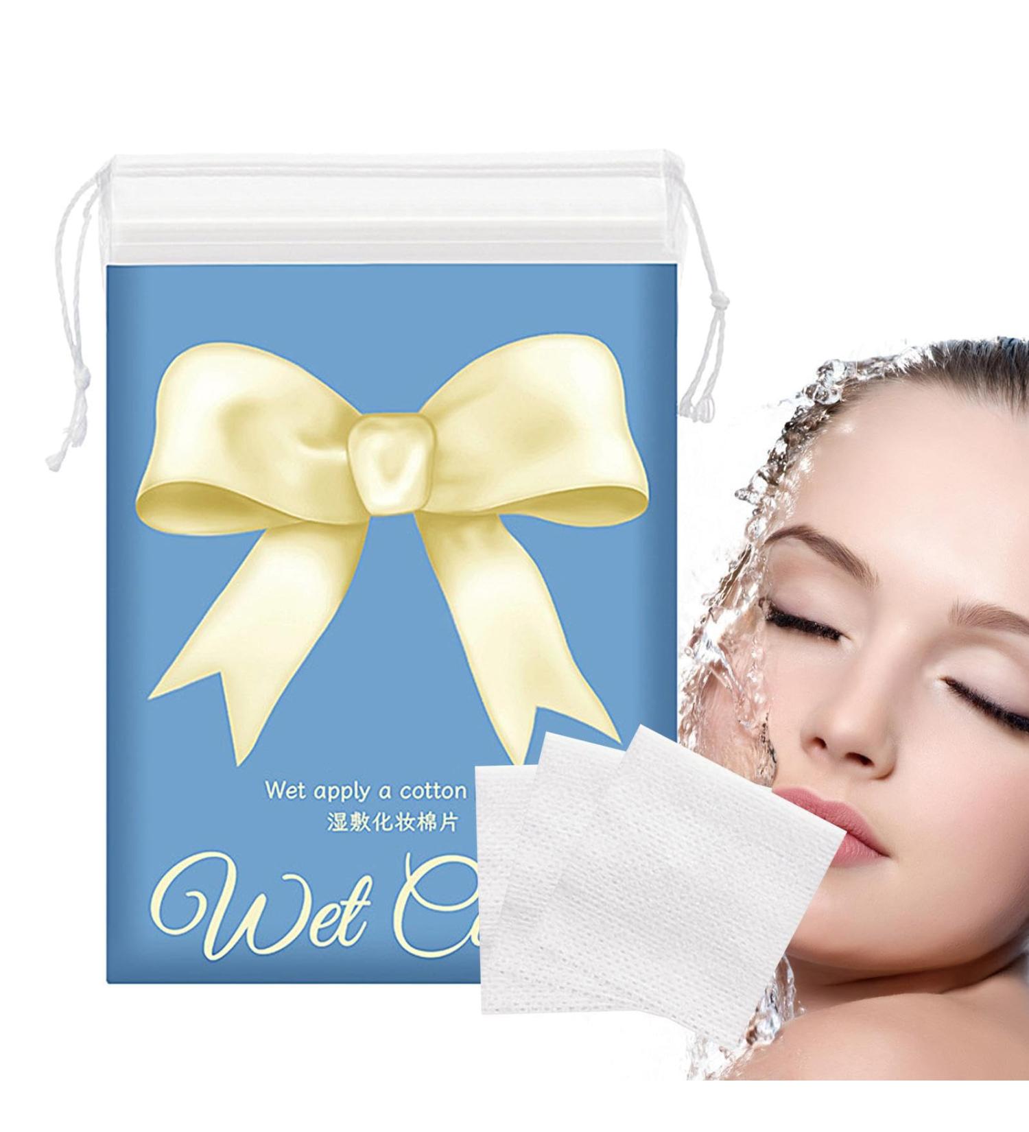 Makeup Remover Cotton Pads | Elastic Cotton Pads for Face - Face Cotton Pads for Cleansing Moisturizing Lint- Breathable Pads for Eye Face Nails Pochy - Buy Online on SooperMarket.com
