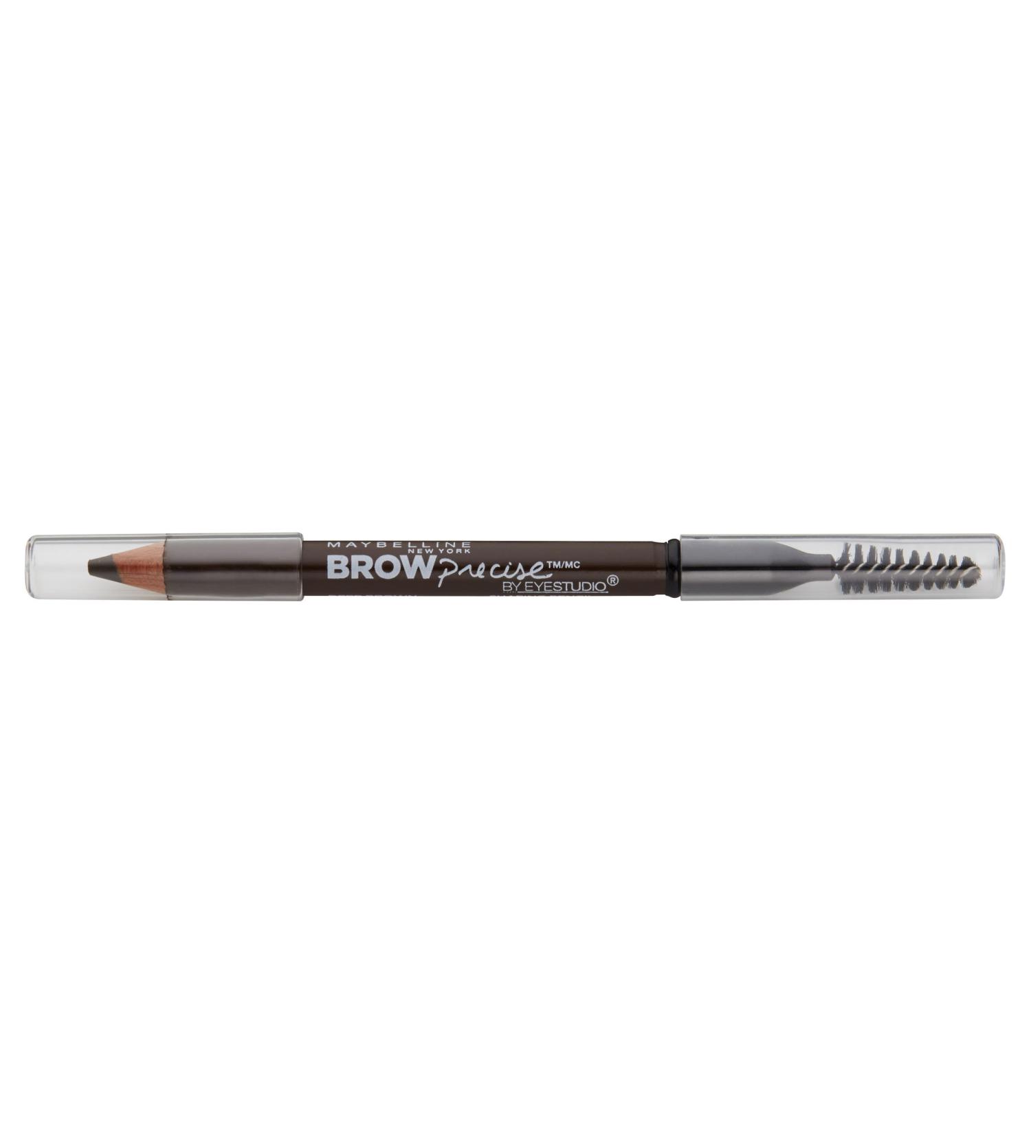 Maybelline New York Brow Precise Shaping Eyebrow Pencil Deep Brown 0.02 oz - Pack of 1 - Buy Online on SooperMarket.com