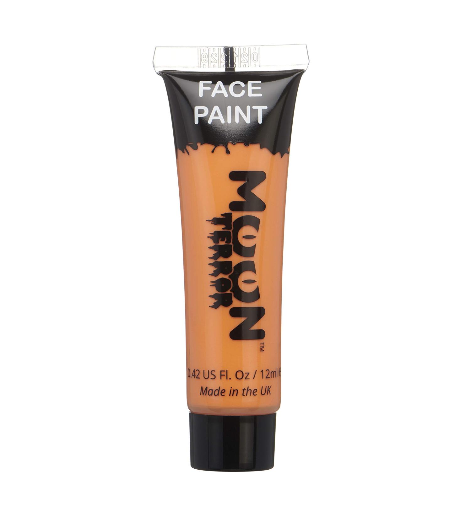 Halloween Face Paint Body Paint by Moon Terror - Pumpkin Orange 12ml | SFX Makeup Special Effects - Buy Online on SooperMarket.com