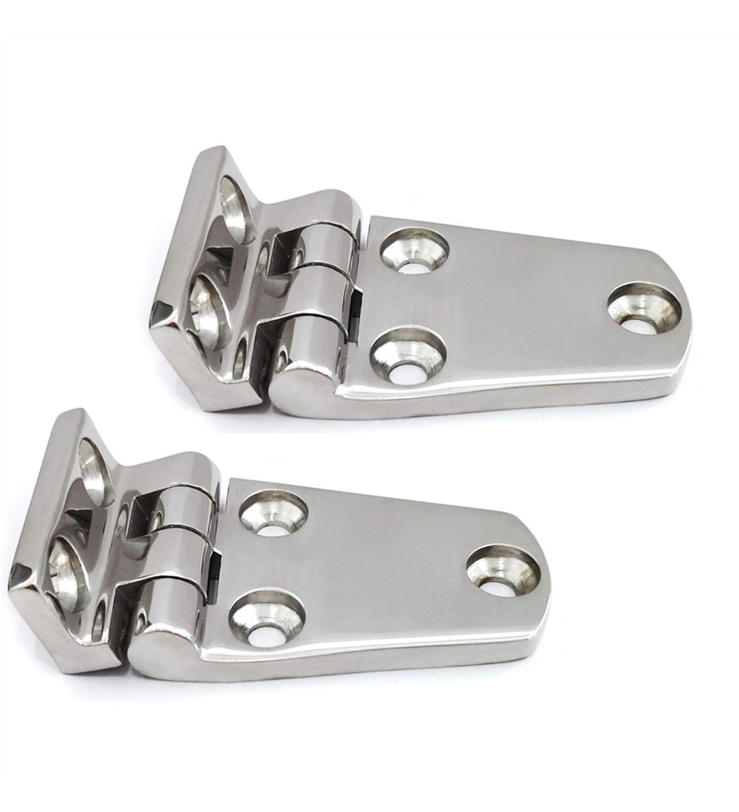 NRC&XRC Marine Grade 316 Stainless Steel Offset Short Side Casting Hinges (Pair) - Heavy Duty 3/16 Thick for Boat, RV Cabinets - 2-3/4 x 1-1/2 - Buy Online on SooperMarket.com