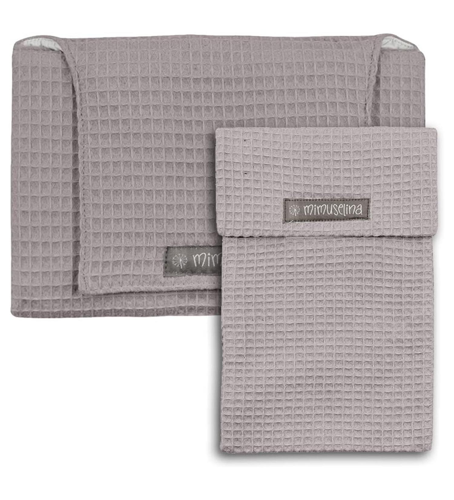 Buy Mimuselina 2 Pack: Portable Baby Changing Pad & Diaper Bag - Foldable Water-Repellent Dirt-Repellent Waffle Mouse Design - Ideal for On-the-Go Parents - Buy Online on SooperMarket.com