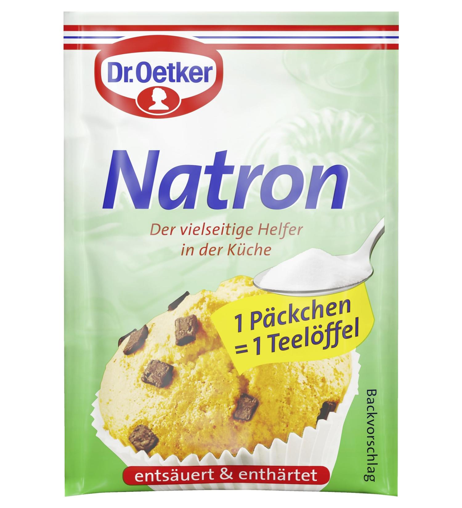 Buy Dr. Oetker Natron 8 Pack - Versatile Sodium Hydrogen Carbonate for Baking & Deacidifying - Vegan-Friendly International Shipping - Buy Online on SooperMarket.com