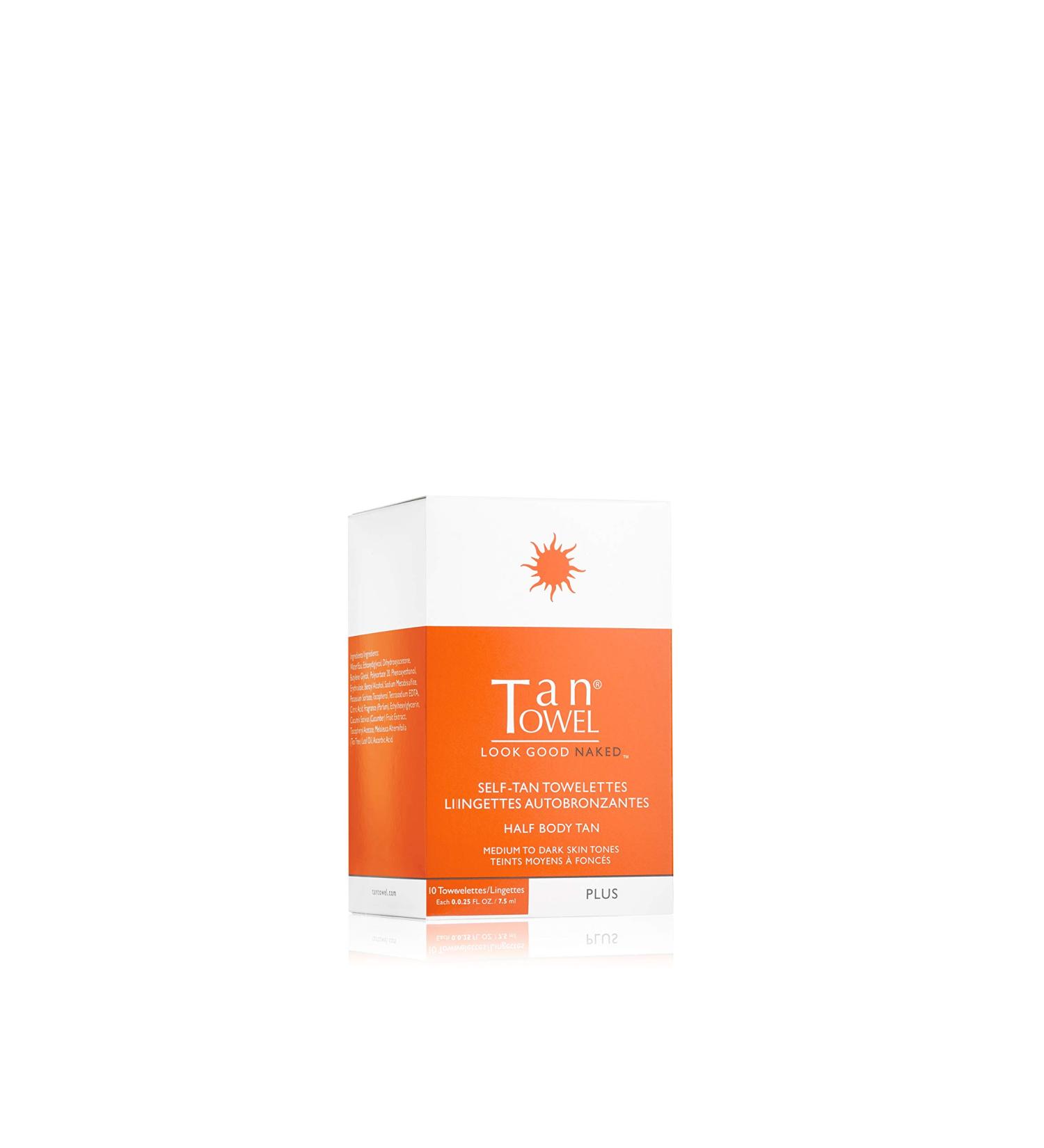 Tan Towel Half Body Plus 10 Count - Convenient Self-Tanning Wipes (Pack of 1) - Buy Online on SooperMarket.com