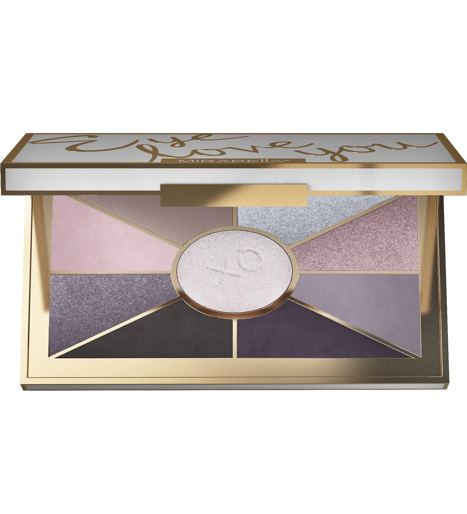 Mirabella Seduction Eyeshadow Palette - Eye Love You Collection | Neutral Ultra-Pigmented Matte & Shimmer Shades | Long-Lasting & Blendable | Paraben & Talc-Free - Buy Online on SooperMarket.com