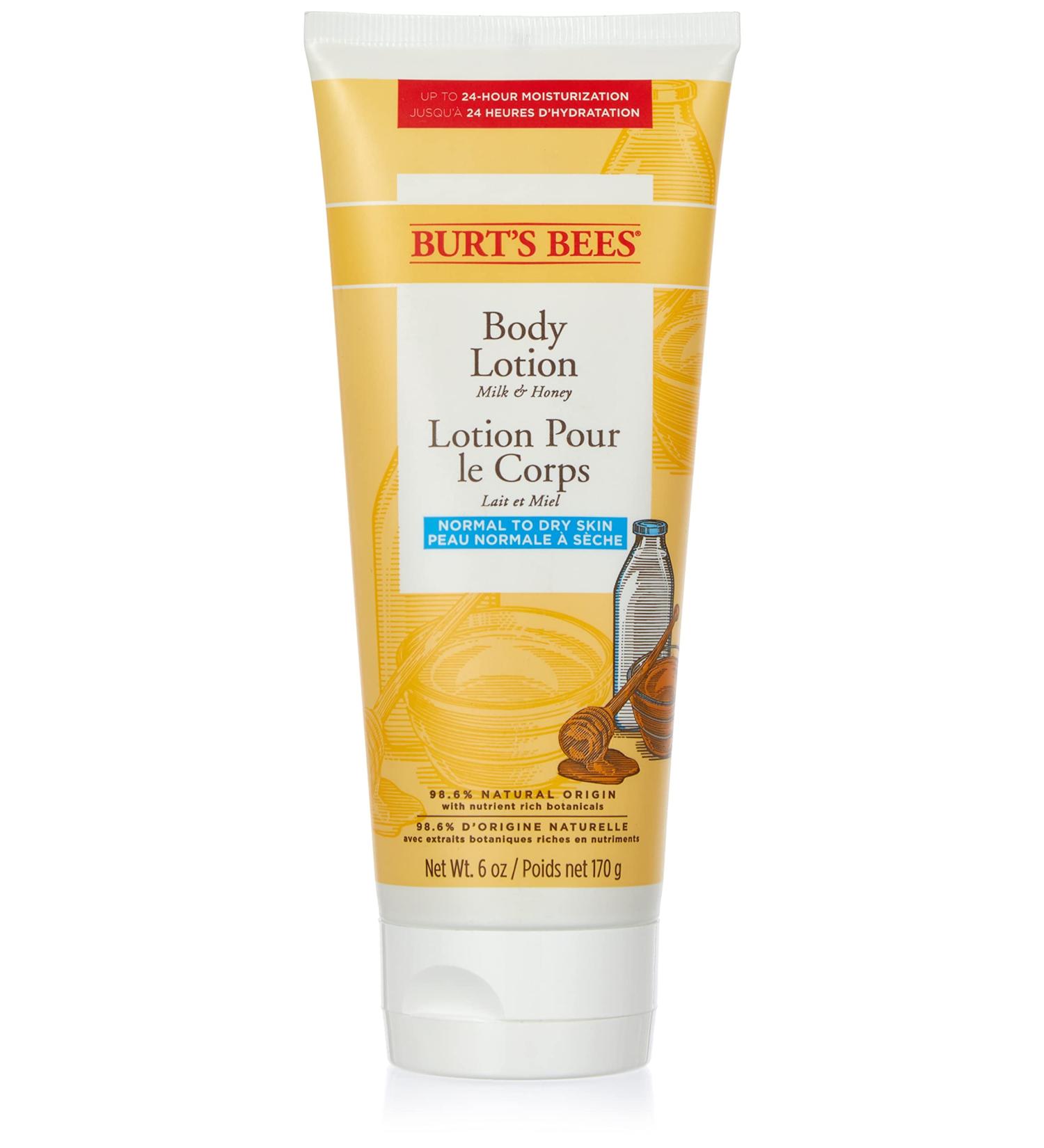 Buy Burts Bees Milk and Honey Body Lotion 170g - Natural Skin Moisturizer for Soft Hydrated Skin - International Shipping Available - Buy Online on SooperMarket.com