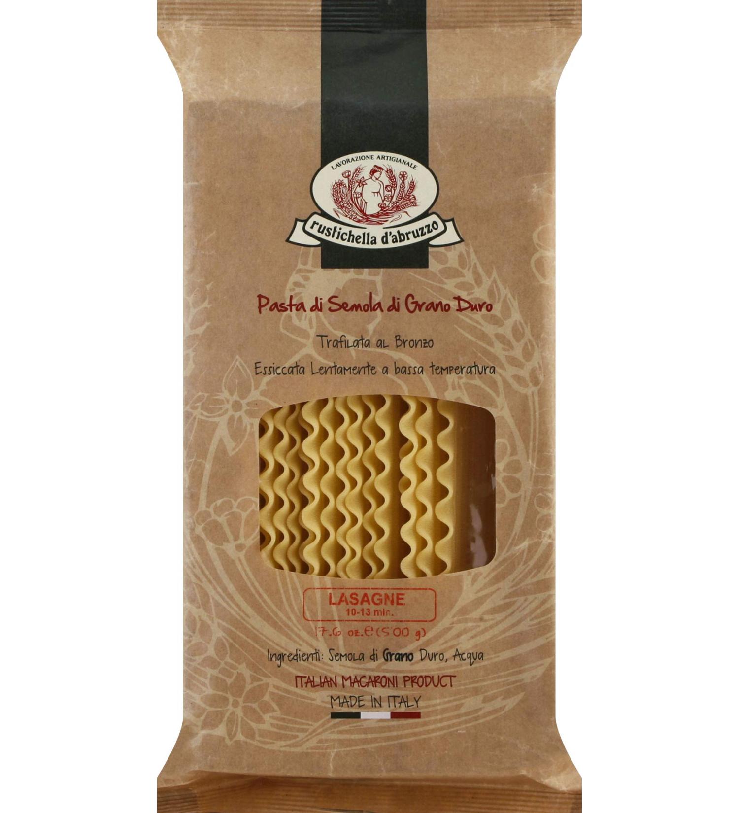 RUSTICHELLA Lasagne 17.6 OZ - Authentic Italian Pasta for Delicious Homemade Meals - Buy Online on SooperMarket.com