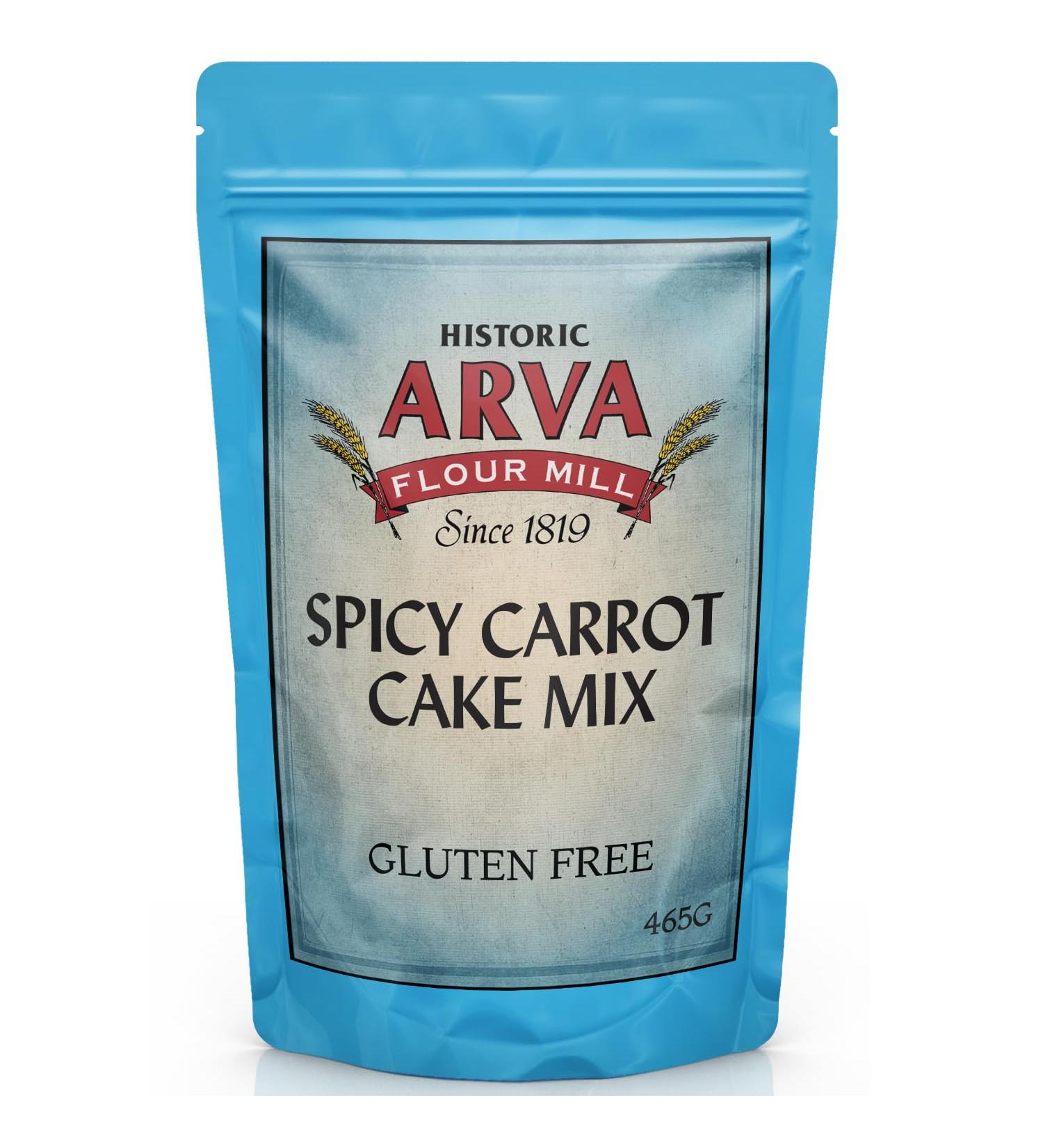 Gluten Free Carrot Cake Mix Spicy Carrot Cake Mix 435g - Makes a 9x9 Cake or 12 Cupcakes 100% GF Mix - Made in Canada by Arva Flour Mills - Buy Online on SooperMarket.com