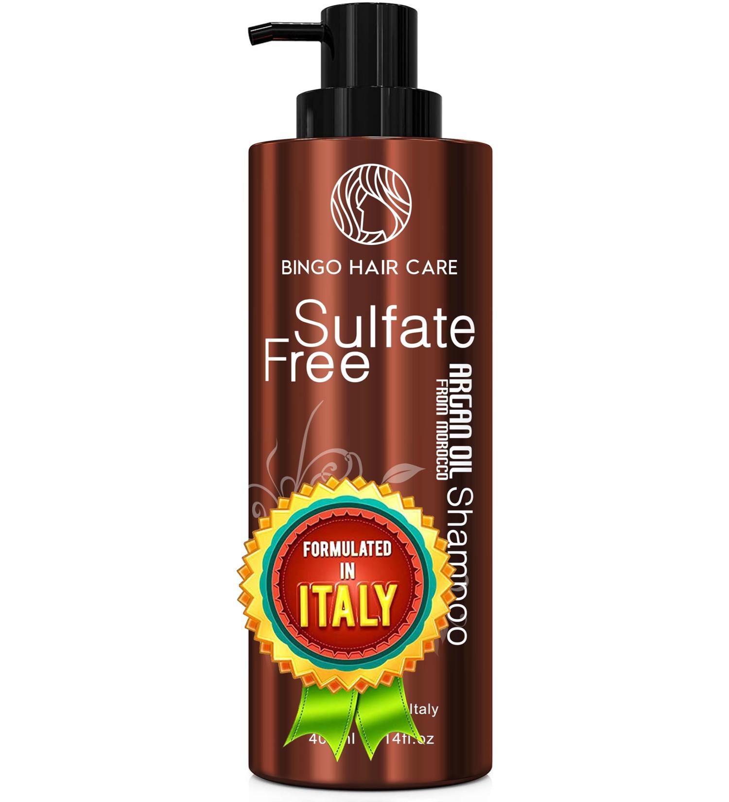Moroccan Argan Oil Shampoo - Sulfate Free Hydrating Anti-Frizz Care for All Hair Types | Deep Moisturizing Treatment for Color Treated & Damaged Hair - Buy Online on SooperMarket.com