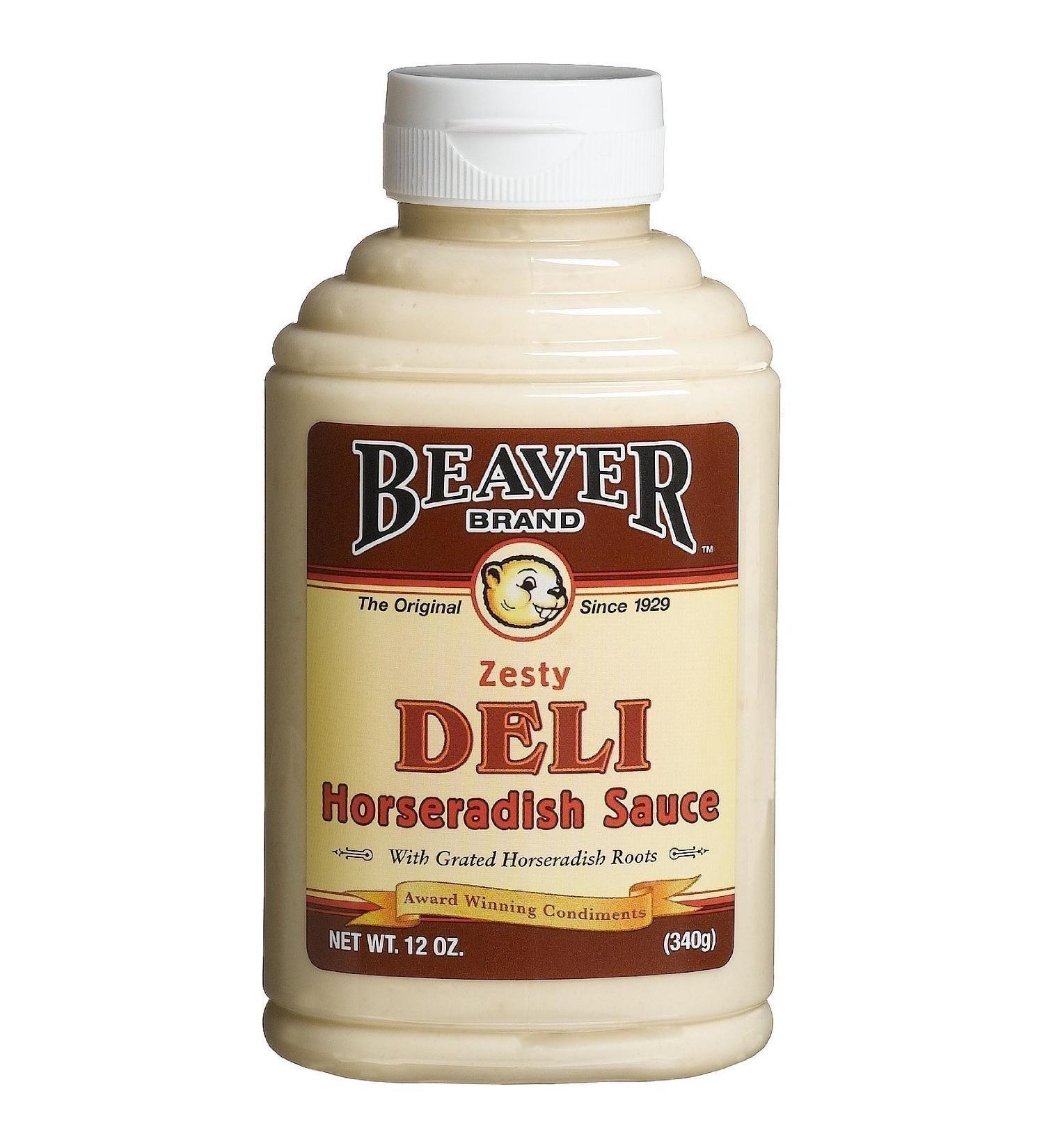 Beaver Brand Deli Horseradish Sauce, 12-Ounce Squeezable Bottle