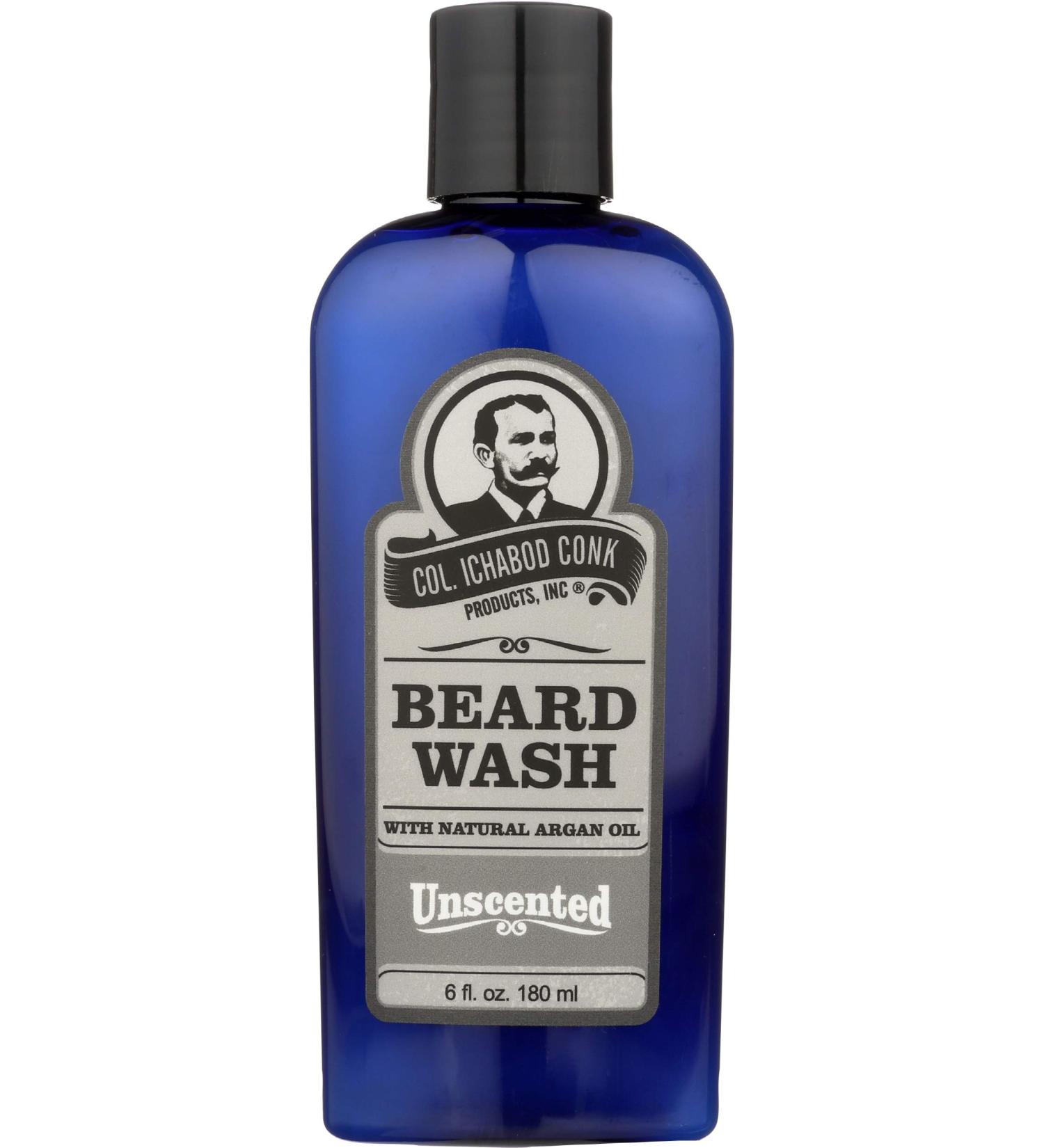 COLONEL CONK Unscented Beard Wash 6 OZ | Gentle Cleansing for All Skin Types - Premium Beard Care - Buy Online on SooperMarket.com