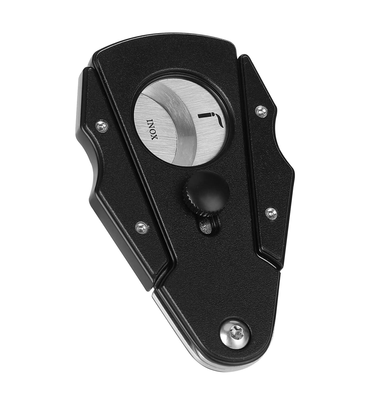 CiTree Double Blade Guillotine Cutter with Safety Lock - Stainless Steel Clippers (Black) - Buy Online on SooperMarket.com