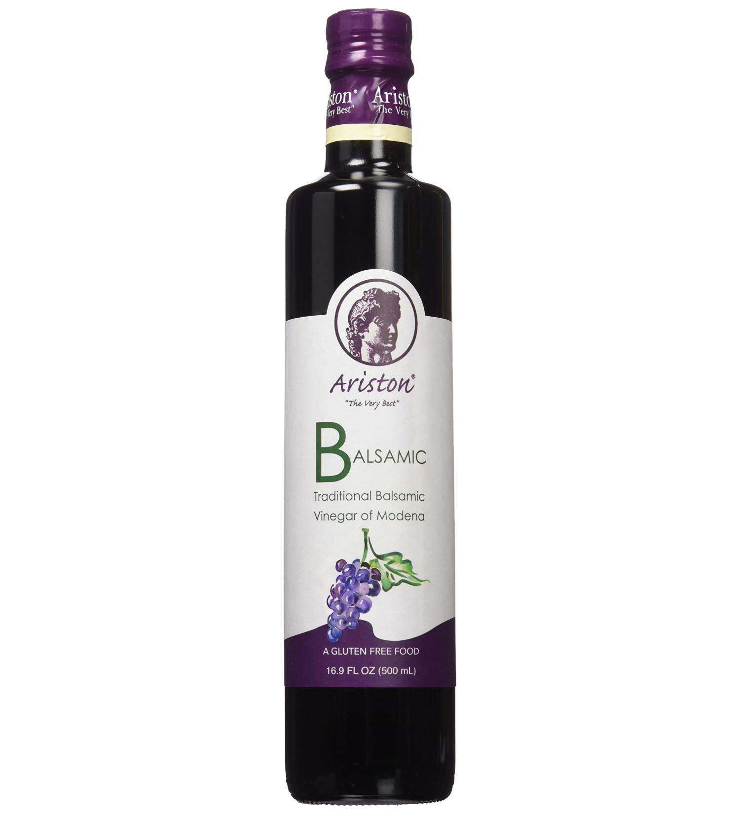 Ariston Traditional Modena Balsamic Premium Vinegar 500ml - Product of Italy, Sweet Taste - 16.9 Fl Oz - Buy Online on SooperMarket.com