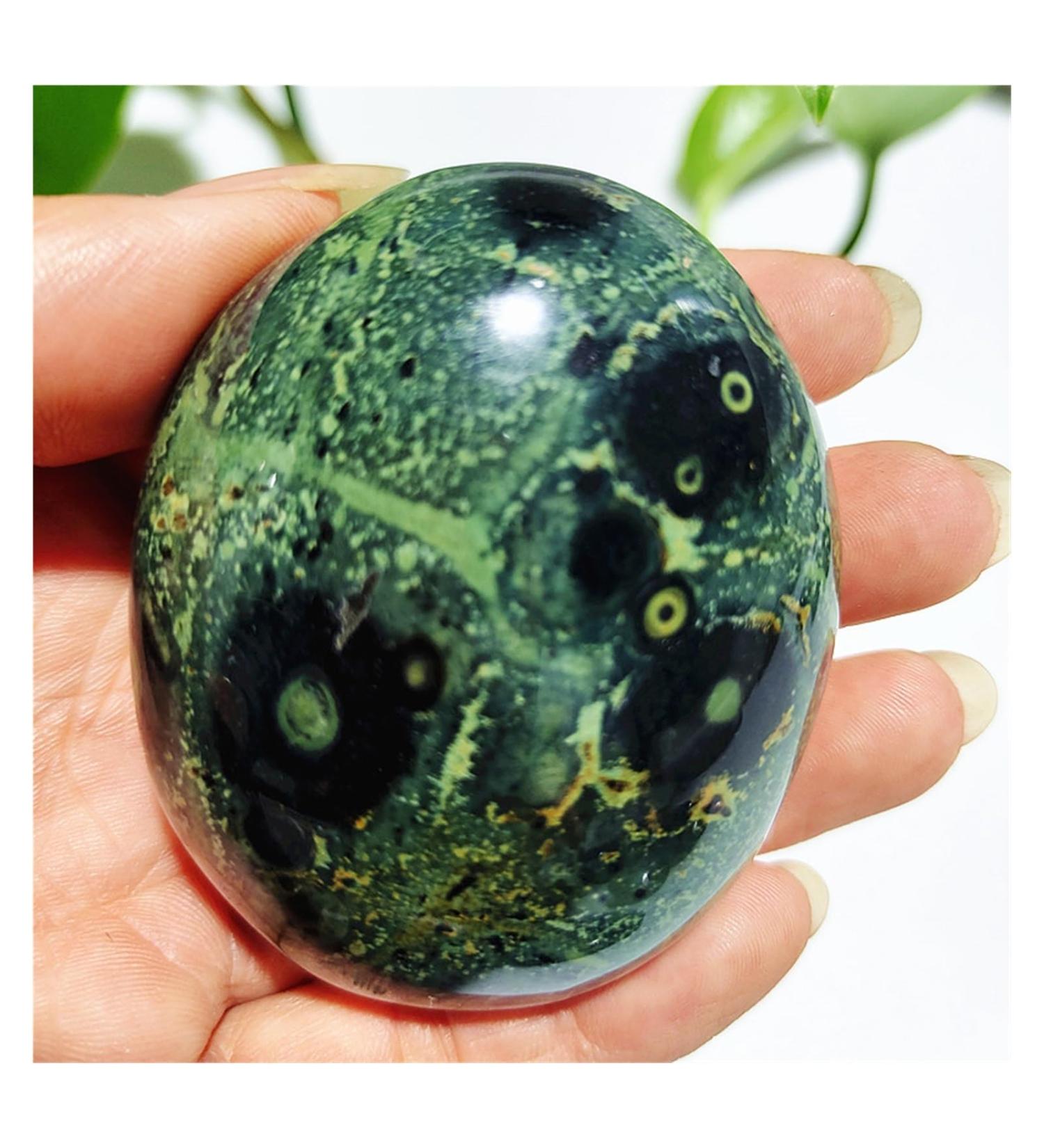 Natural Crystal Rough India Crystals Natural Stone Peacock Eye Palm Spiritual Yoga Exercise Feng Shui Crystal Room Ornament (Color : 130-140g) - Buy Online on SooperMarket.com