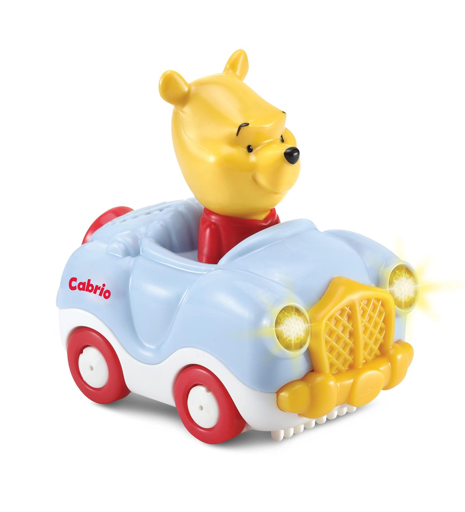 VTech Baby Speedsters Winnie Pooh Cabrio - Musical Toy Car for Kids 1-5 Years | Fun Sounds & Exciting Phrases - International Shipping Available - Buy Online on SooperMarket.com