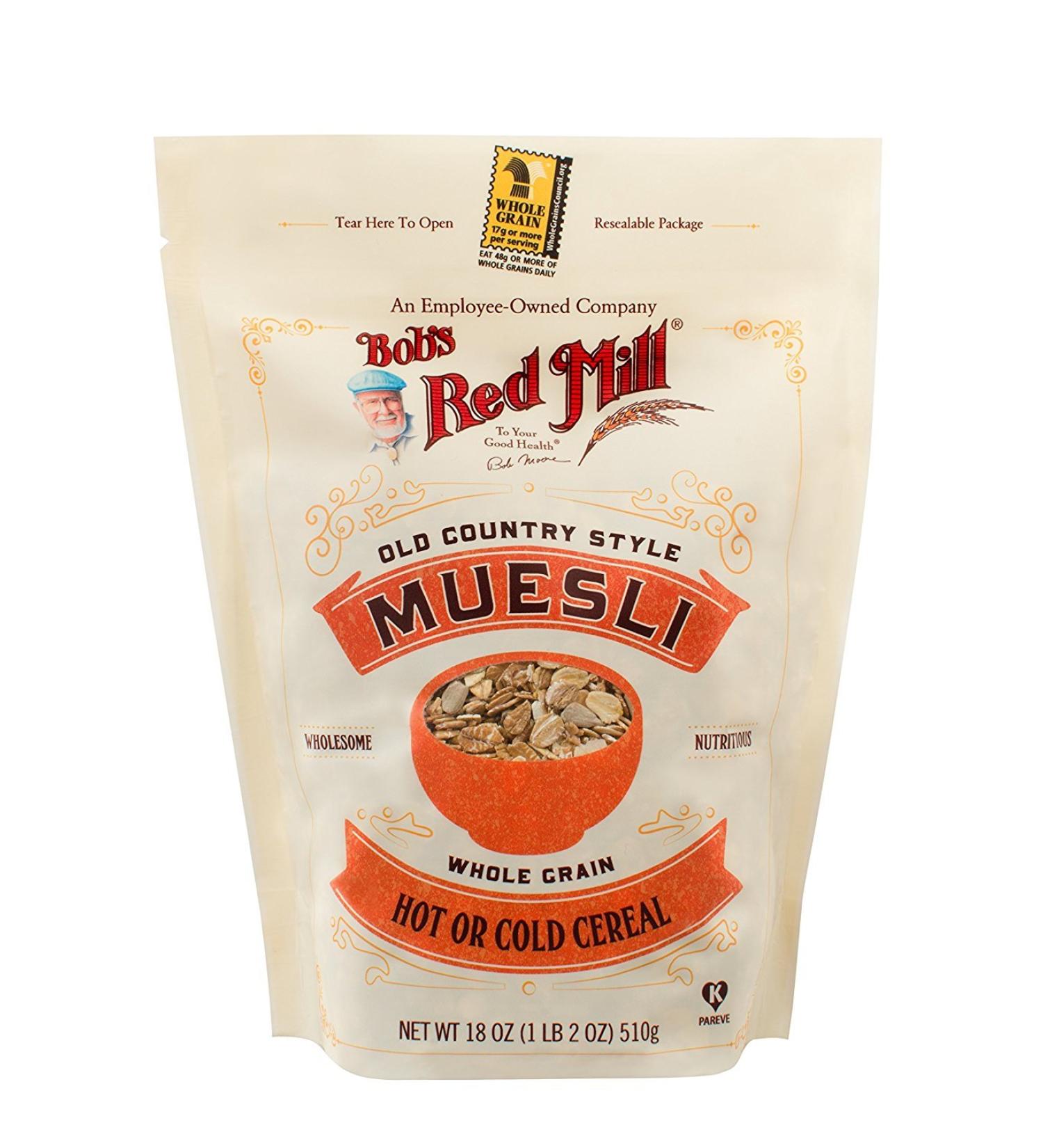 Bobs Red Mill Old Country Style Muesli 18.0 OZ - Pack of 3 | Nutritious Breakfast Cereal - Buy Online on SooperMarket.com