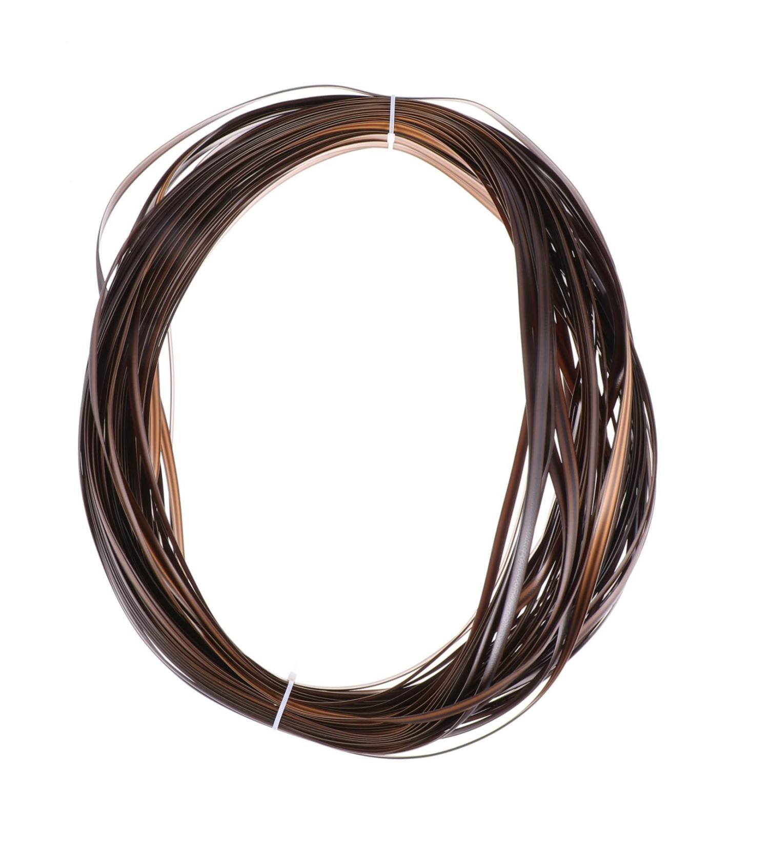 Yardenfun Pe Flat Rattan Plastic Baskets Rattan Furniture Repair Material Rattan Furniture Weaving Material or Brown 1X6000CM - Buy Online on SooperMarket.com
