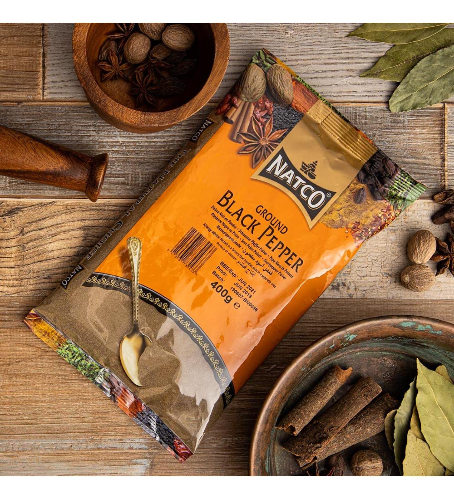 Natco Foods Ground Black Pepper 100g - Chilli Wizards