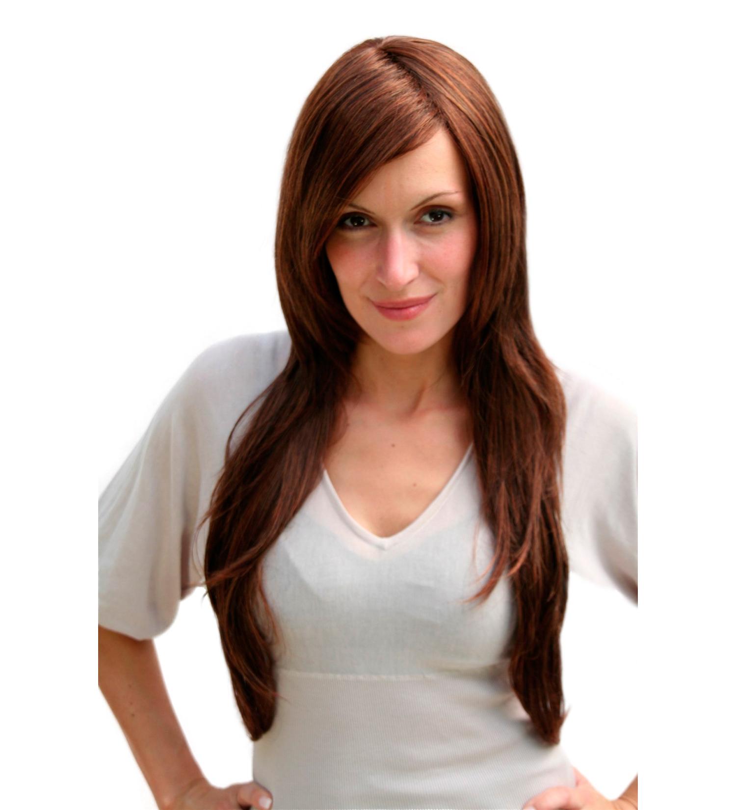 WIG ME UP 3110-340B: Long Brown Mix Layered Wig - 75 cm | Premium Quality International Shipping - Buy Online on SooperMarket.com