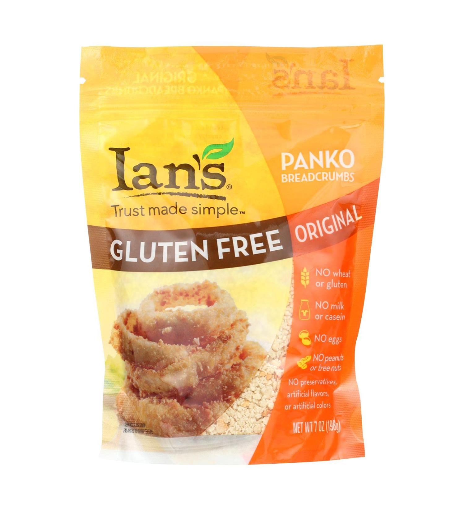 Ian's Original Panko Breadcrumbs 7oz (Pack of 8) - Premium Quality Japanese-Style Crumbs - Buy Online on SooperMarket.com