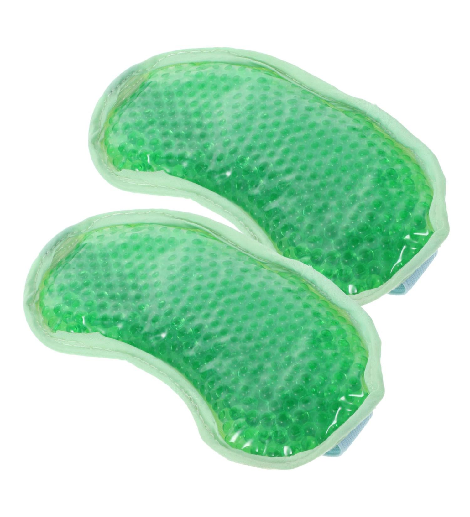 Mikinona Gel Sleep Mask | Hot & Cold Eye Massage | Cooling Migraine Relief & Velvet Comfort - Buy Online on SooperMarket.com