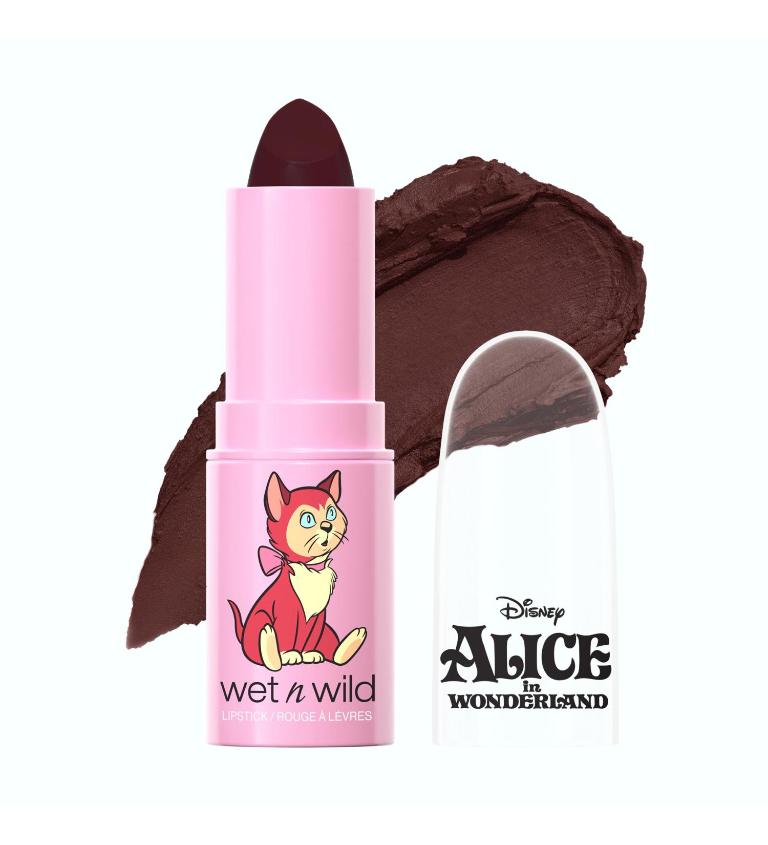 Wet n Wild Alice in Wonderland Lipstick High-Pigmented Long-Lasting Lipstick for a Silky Satin Finish Infused with Vitamin E Curtsy Shade Lipstick Curtsy - Buy Online on SooperMarket.com