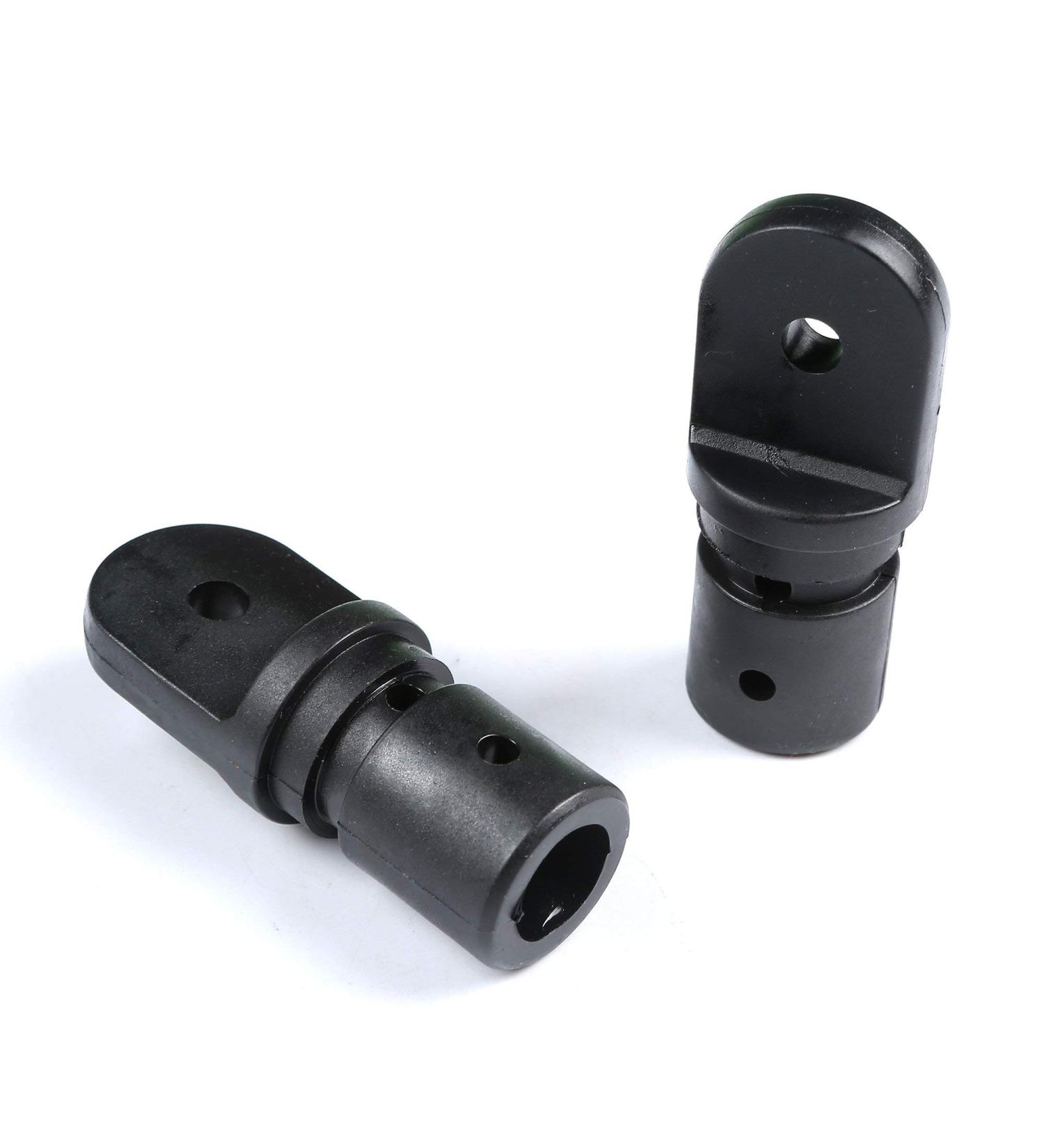 Mxeol Bimini Top Fittings Eye End Caps - Black Nylon (Pair) - Buy Online on SooperMarket.com