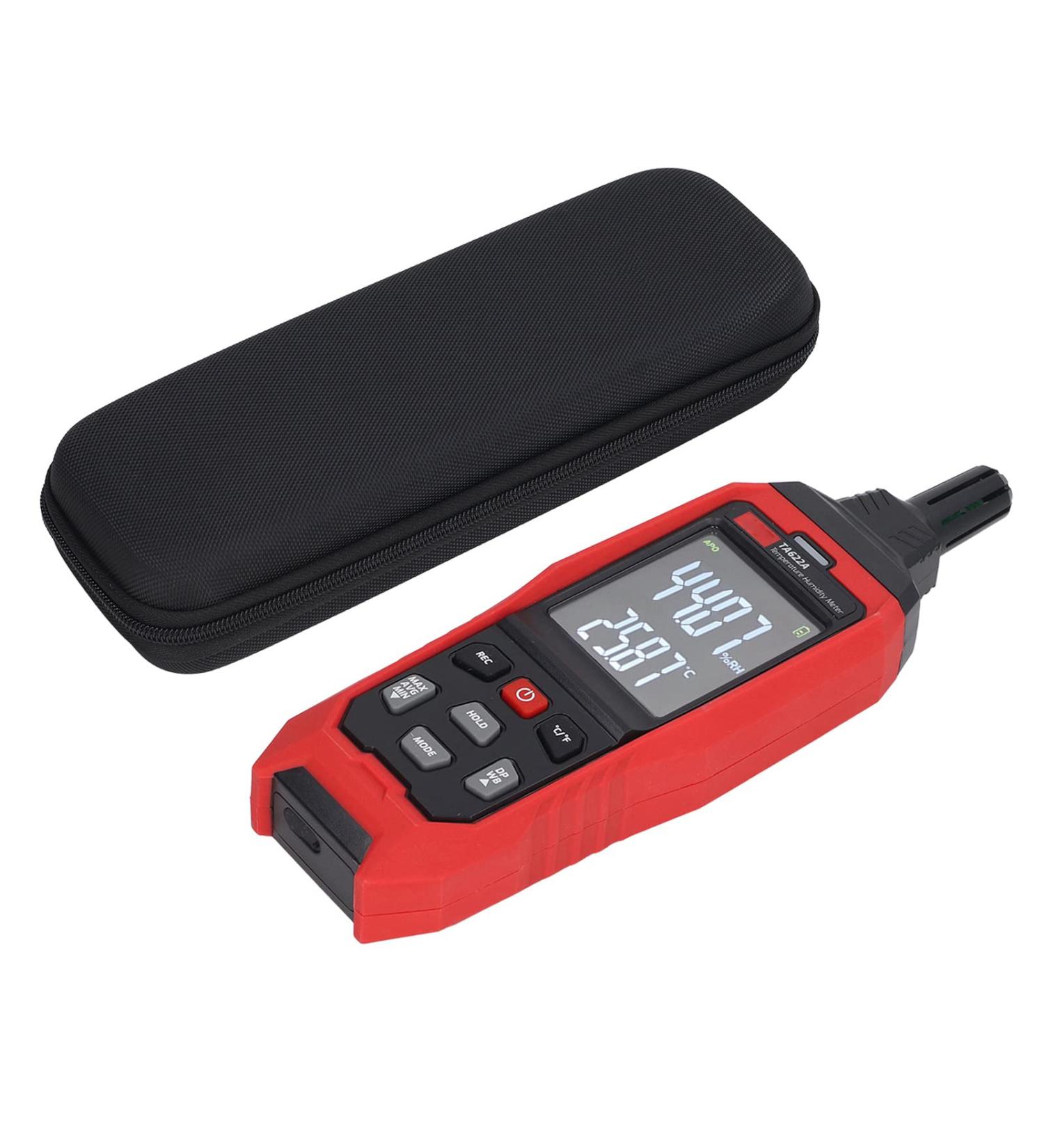 Digital Temperature and Humidity Meter with LCD Display | Dew Point & Wet Bulb Hygrometer - International Shipping Available - Buy Online on SooperMarket.com