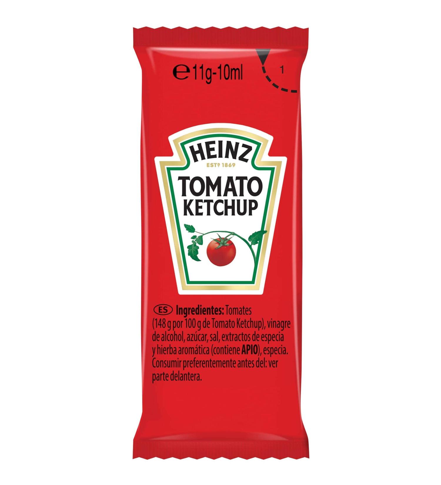 Heinz Tomato Ketchup Sachets - 200x Tomato 200
