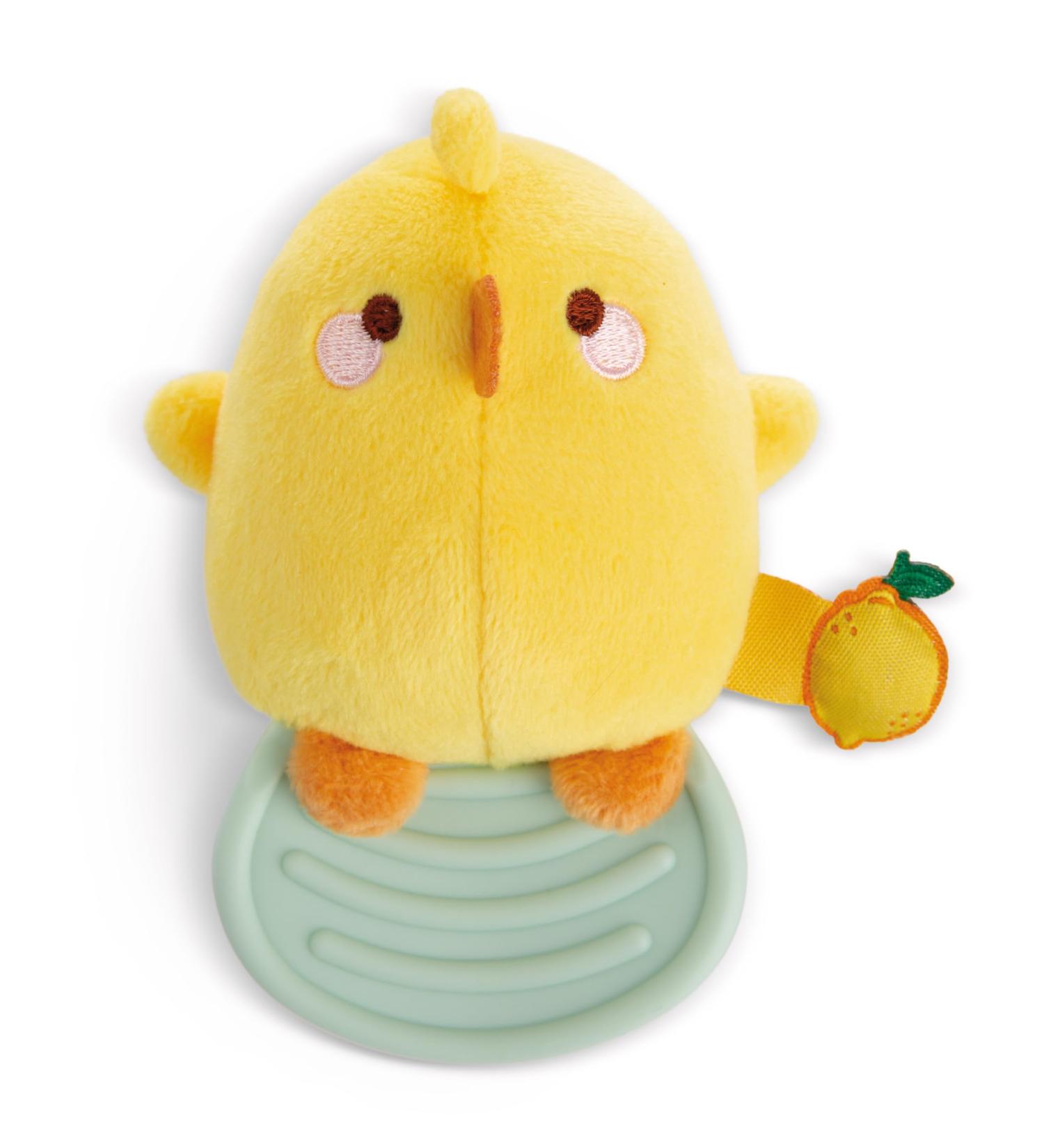 NICI 49478 Teething Ring Piu - Yellow Cuddly Toy for Babies & Toddlers | Perfect for Grasping Cuddling & Sleep Discovery - Buy Online on SooperMarket.com