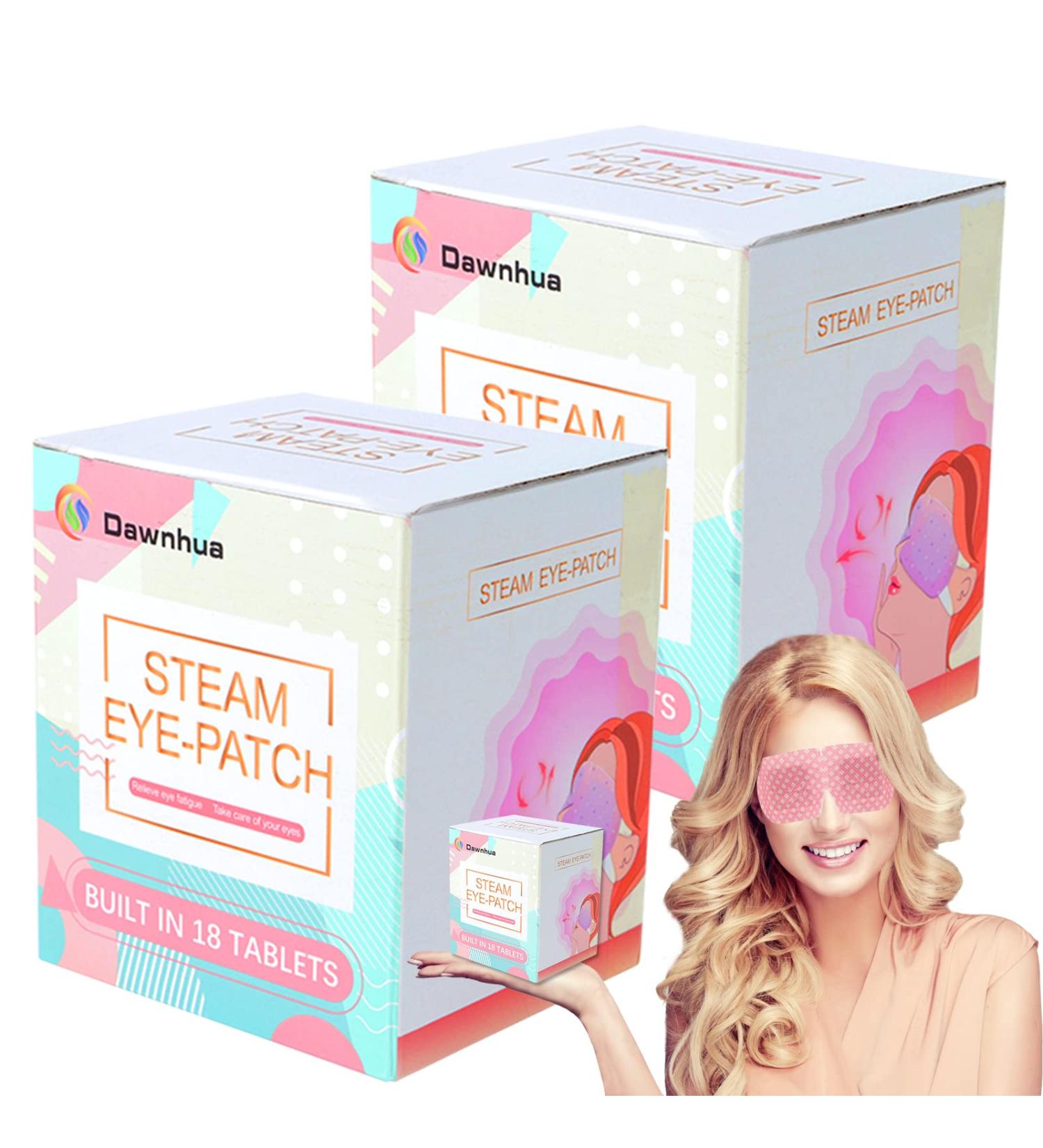 Steam Eye Mask 18 Sheets - Dark Circles & Swelling Relief, Headache & Stress Relief, Improve Sleep Quality - Pack of 36 - Buy Online on SooperMarket.com