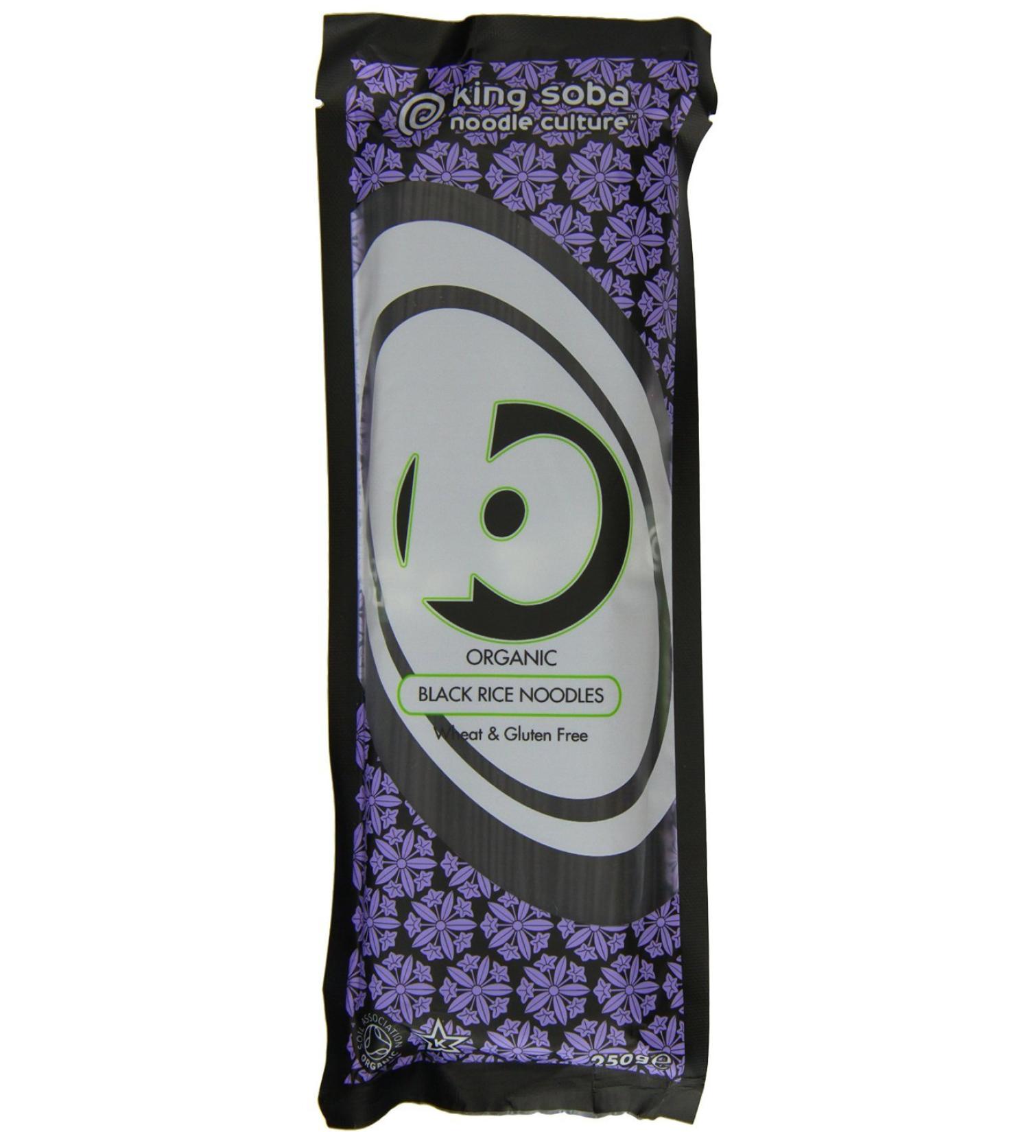 King Soba Black Rice Noodles 250g - Buy Online on SooperMarket.com