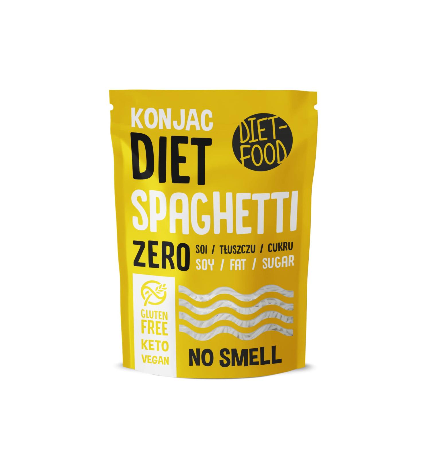 Low Carb Shirataki Spaghetti - 200g Bio Konjac Pasta | Gluten-Free Vegan Low-Calorie Slimming Food - Buy Online on SooperMarket.com