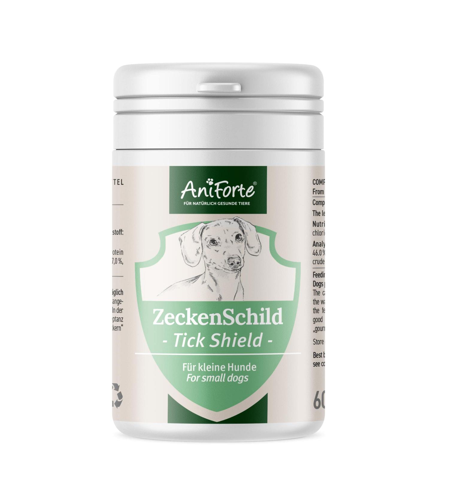 Aniforte Tick Sign for Small Dogs up to 10kg - 60 Capsules for Natural Tick Protection | Effective for Junior Adult & Senior Dogs - Buy Online on SooperMarket.com
