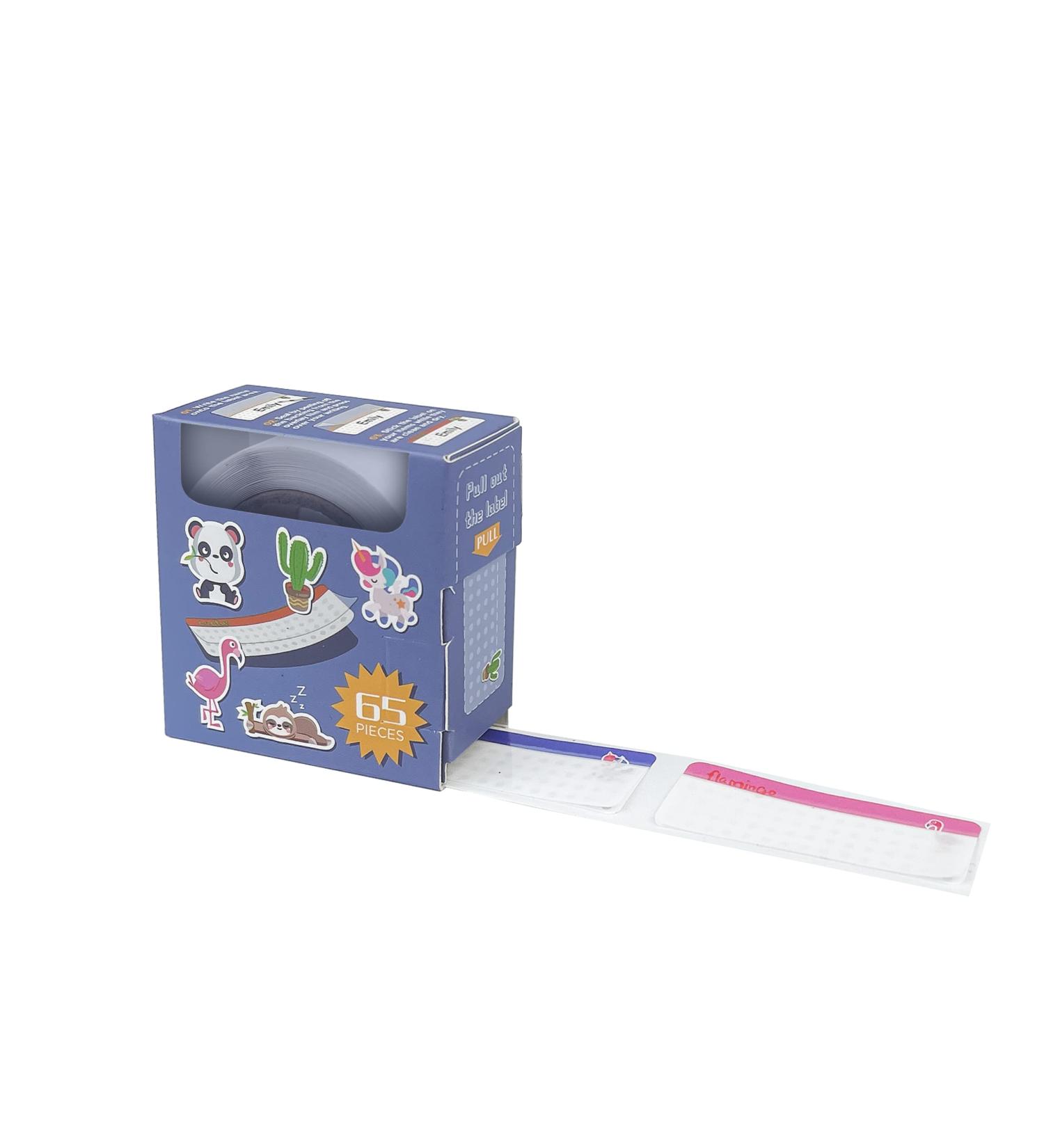 Se7en Baby Bottle Labels - Personalized Waterproof Name Stickers for Kids - Pack of 65 Purple Assorted Patterns & Colors - Perfect for Daycare - Buy Online on SooperMarket.com