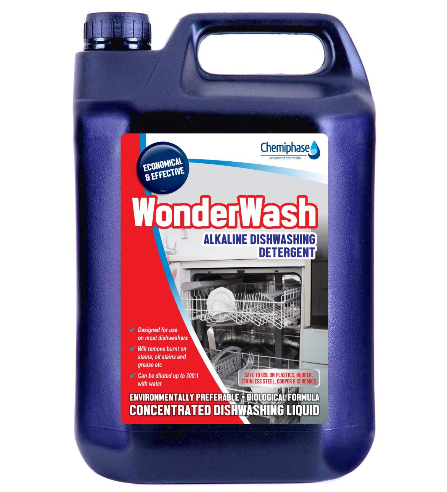Wonderwash - Concentrated Liquid Dishwashing Detergent 5 Litres