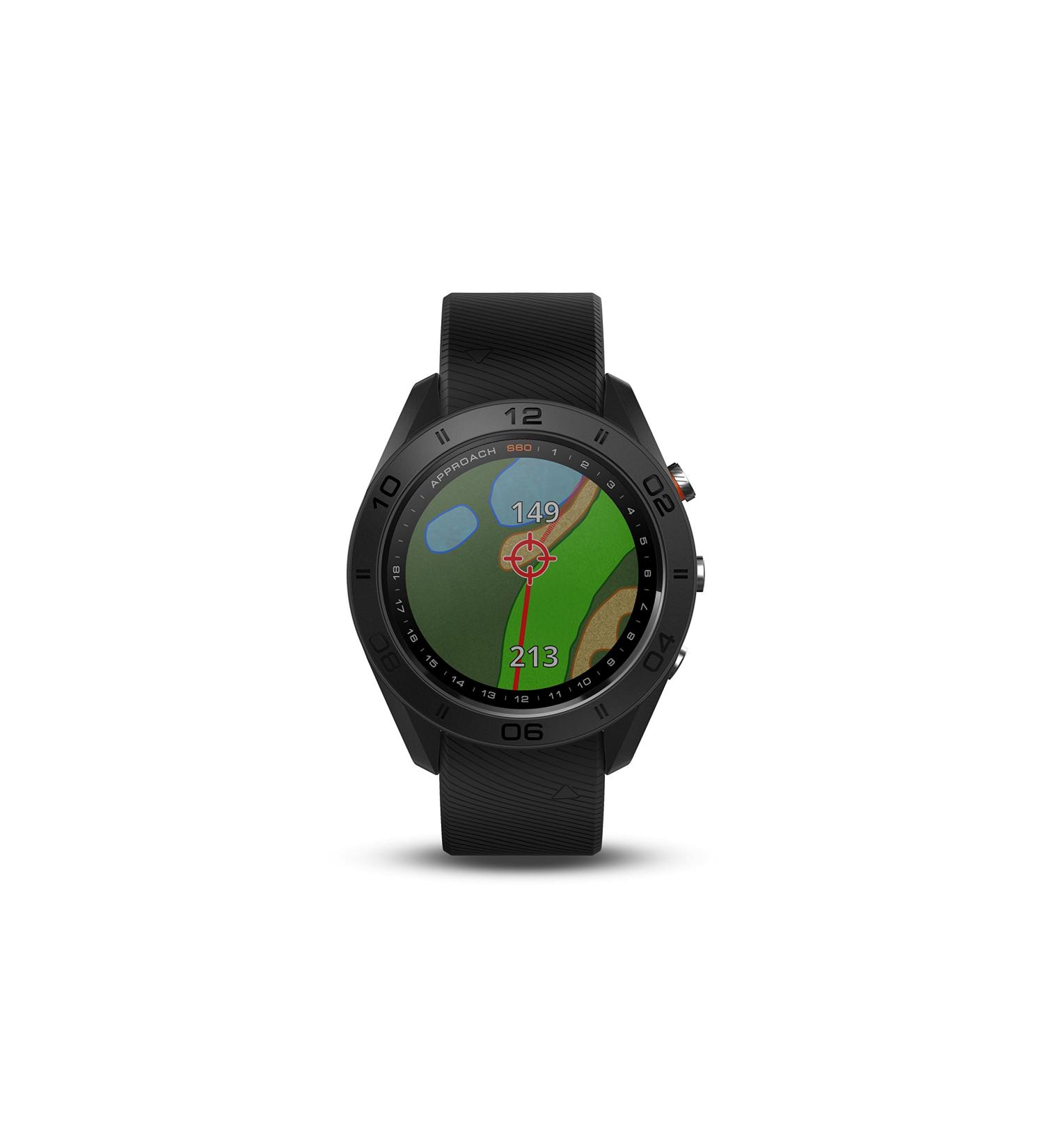 Garmin Approach S60 Premium GPS Golf Watch - Full Color CourseView Mapping, Touchscreen Display, Black (Renewed) - Buy Online on SooperMarket.com