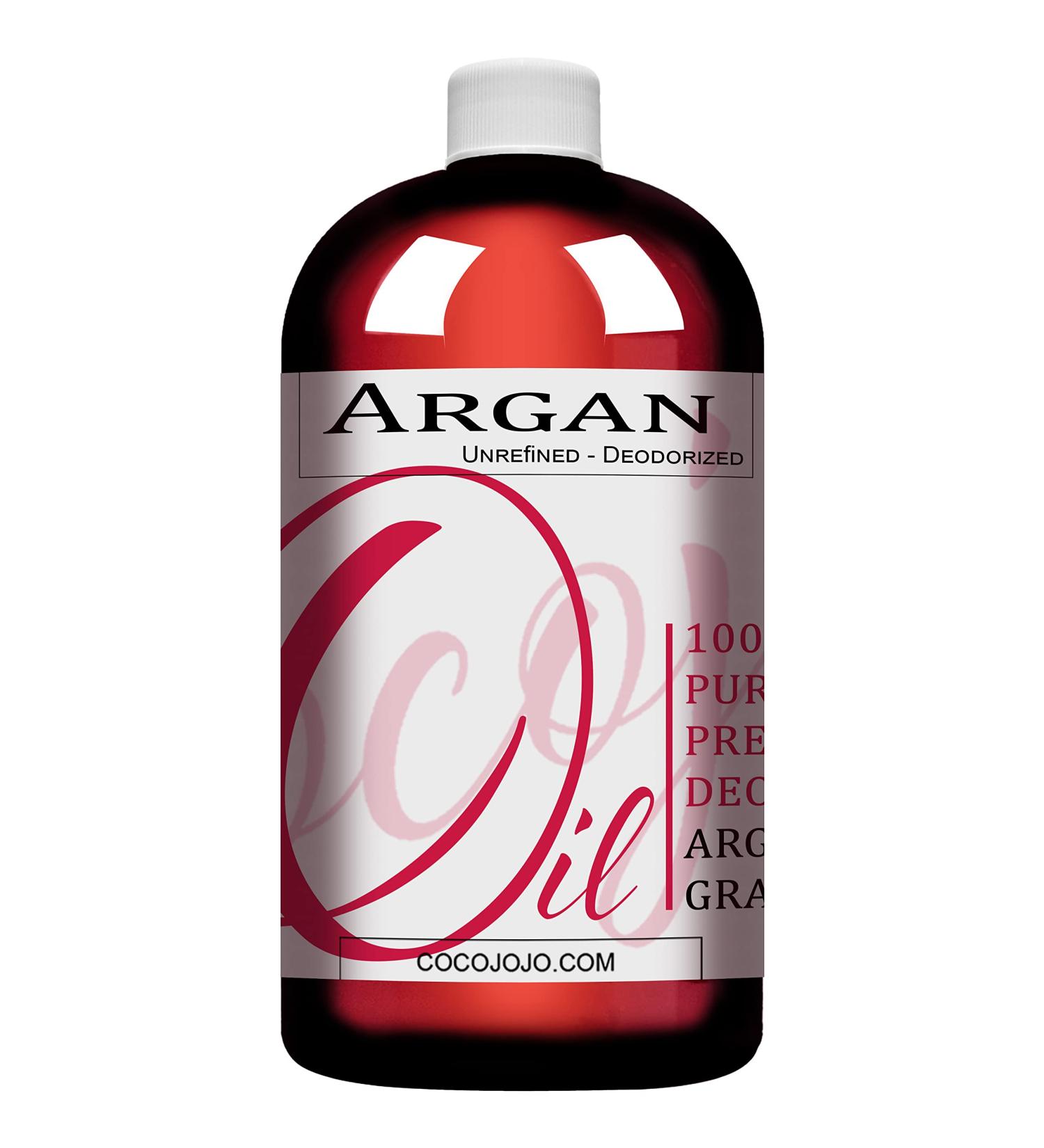 Cocojojo 100% Pure Argan Oil Deodorized Refined Cold Pressed 32 Fl Oz - Top Quality Organic Argan Oil - Buy Online on SooperMarket.com