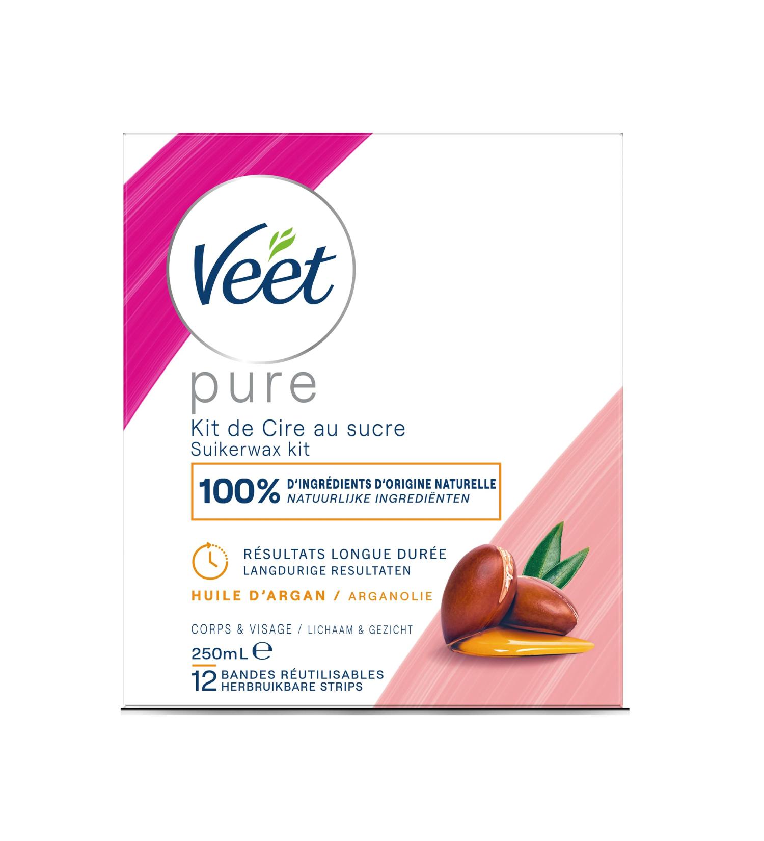 Veet Minima Argan Sugar Wax 250ml - Gentle Hair Removal for All Skin Types | Buy Online Internationally - Buy Online on SooperMarket.com