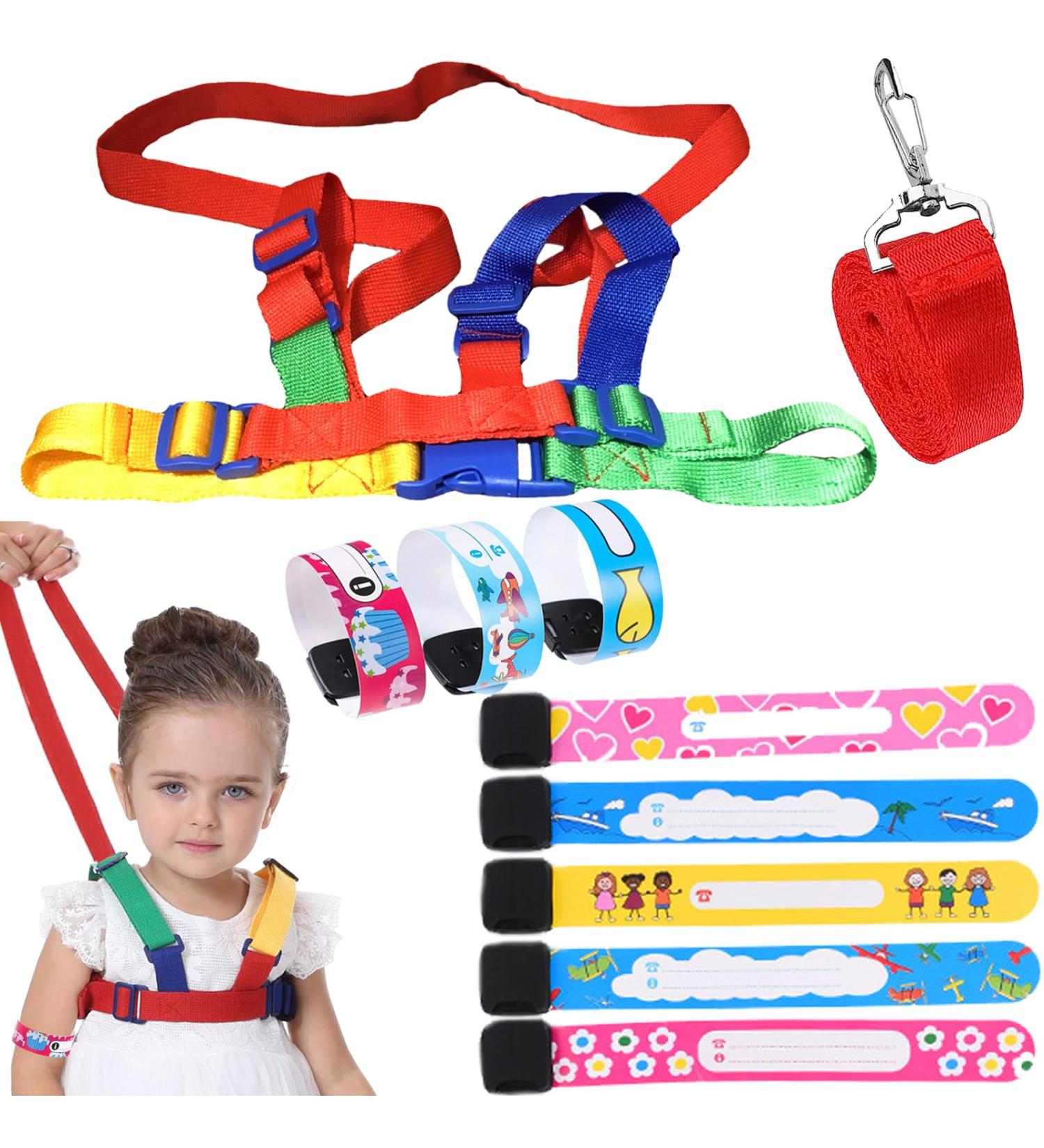 Shop DKDDSSS 9PC Children Sidelines | Baby Railway Dishware & Waterproof Emergency Bracelets for Toddlers - Perfect for Boys - Buy Online on SooperMarket.com