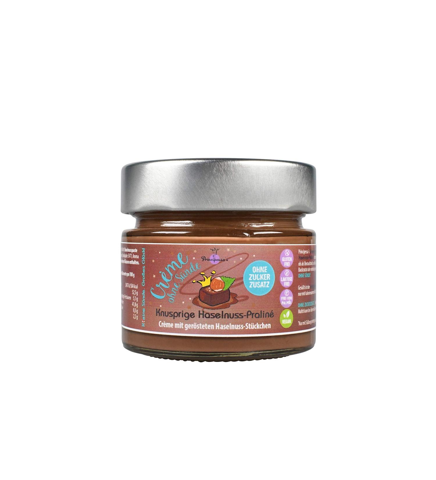 Principessas Cr me - Vegan Hazelnut Praline 150g | No Added Sugar & Palm Oil Free | International Shipping Available - Buy Online on SooperMarket.com