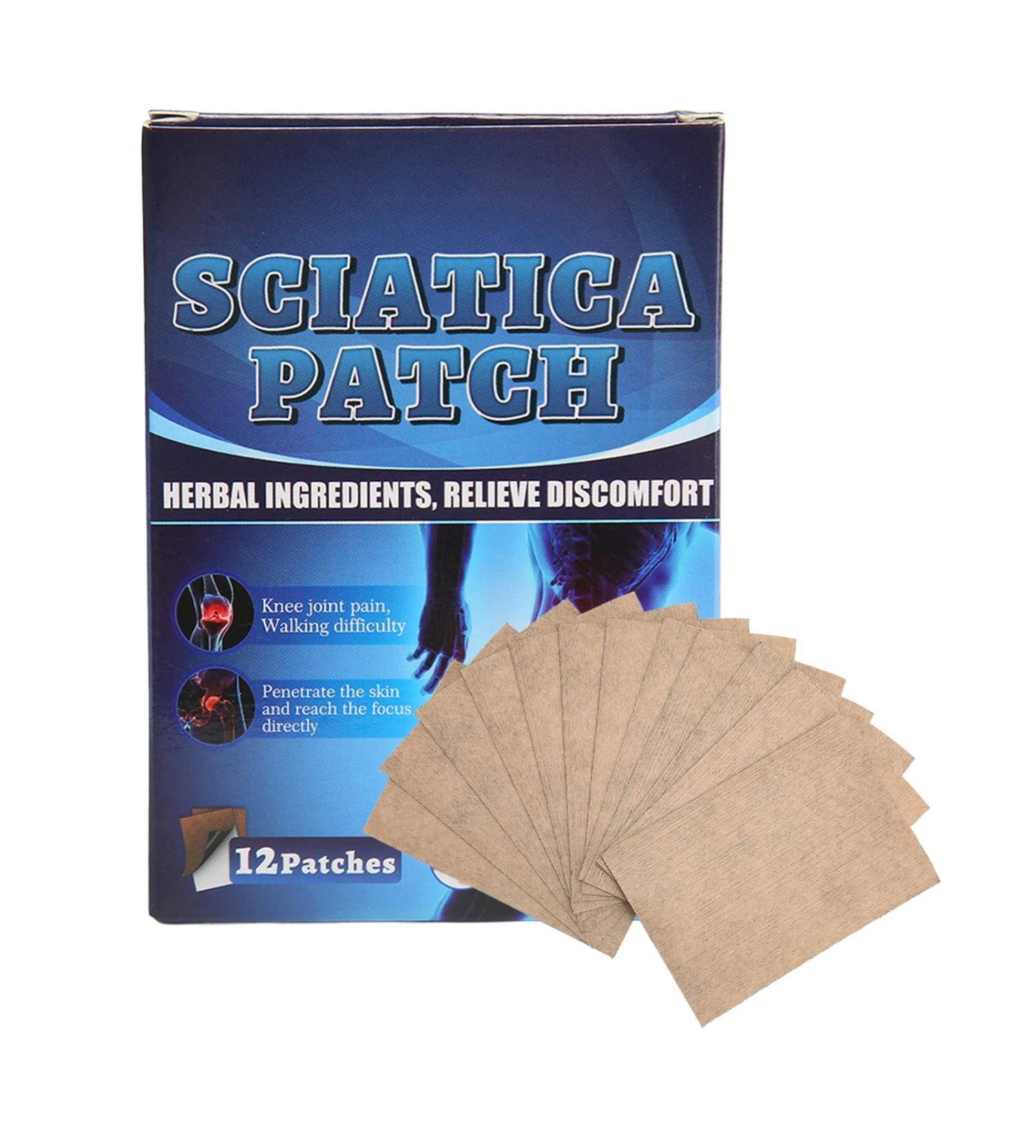 12pcs Sciatica Pain Relief Patches | Plant Extract | Knee Joint Soreness | Men & Women - Buy Online on SooperMarket.com