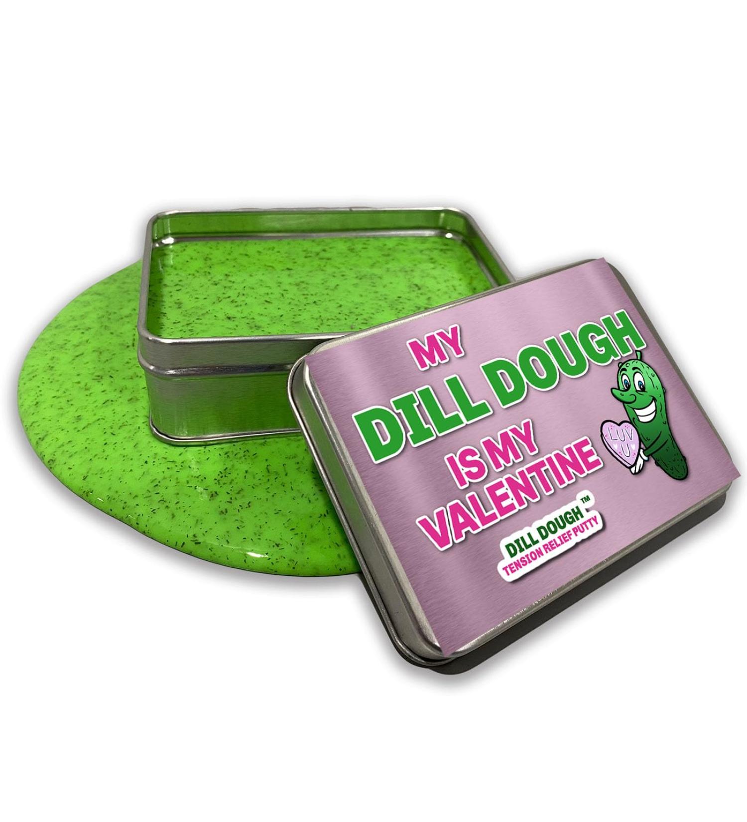 Valentine's Dill Dough - Playful Edible Gift for Her or Him Heart-Shaped Unique Present Delicious Fun for Romantic Occasions & Special Celebrations - Buy Online on SooperMarket.com