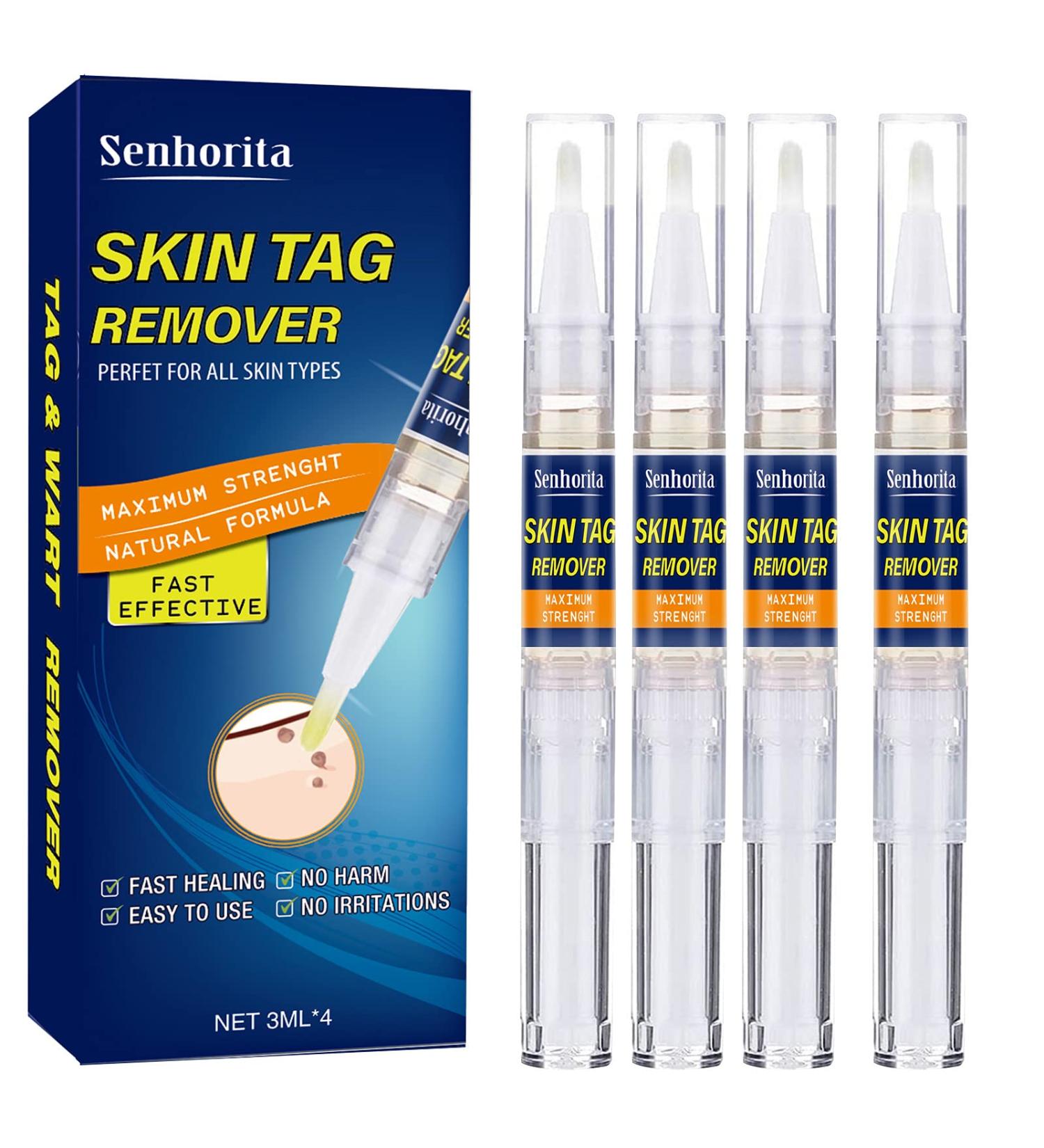 Extra Strength Skin Tag Remover | Wart Removal | Tag Dries and Falls Away | Natural Ingredients | All Skin Types - Buy Online on SooperMarket.com