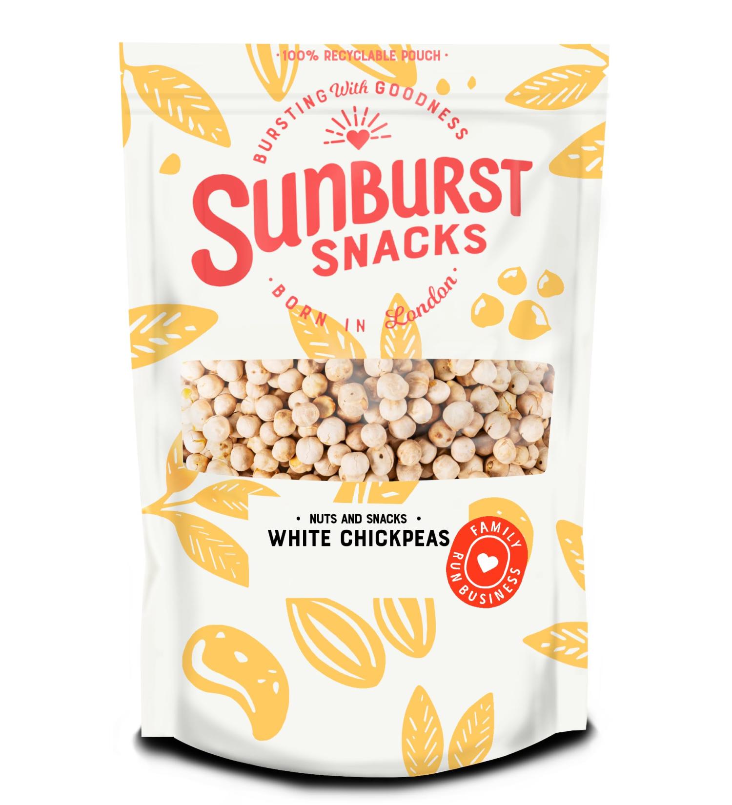 Sunburst Chickpeas White - Roasted & Salted 500g - Buy Online on SooperMarket.com
