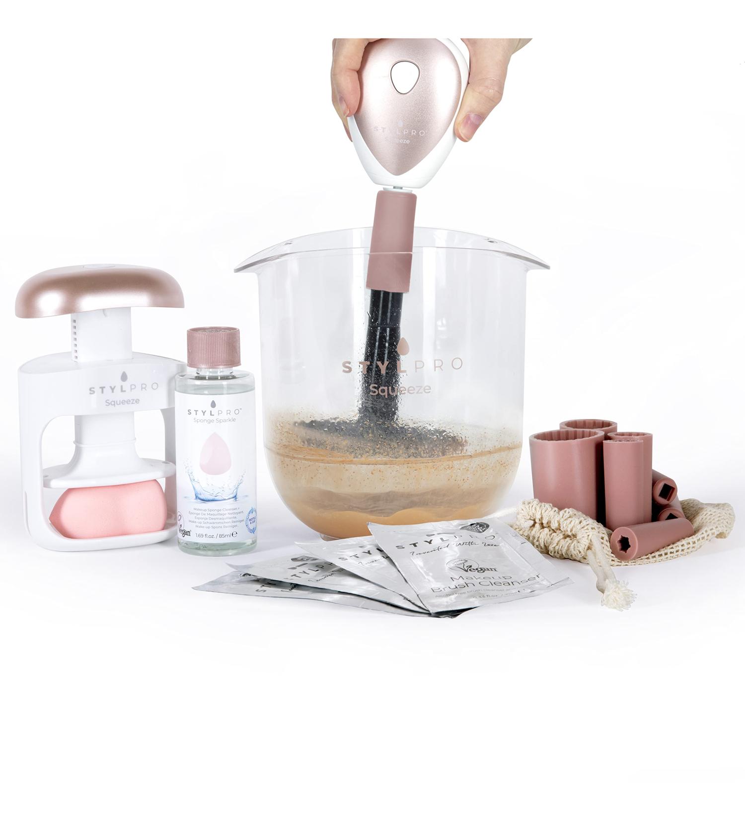 STYLPRO 2in1 Makeup Brush & Sponge Cleaner and Dryer Machine - Set of 2 - Buy Online on SooperMarket.com