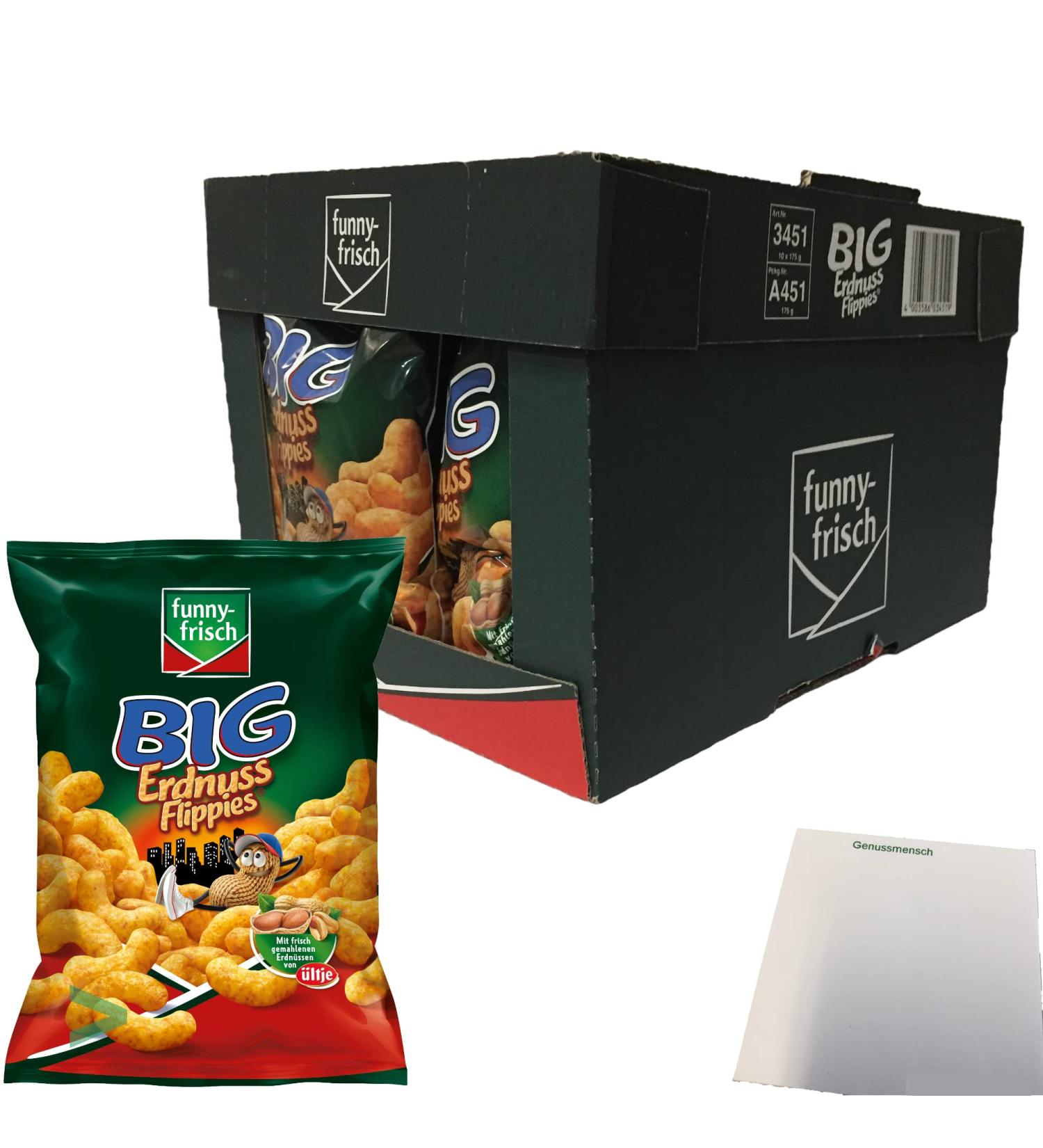 Funny Fresh Big Peanut Flippies Snacks - 10 Pack (10x175g) | International Shipping Available - Buy Online on SooperMarket.com